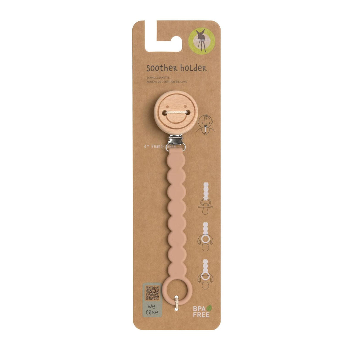 Lässig Schnullerkette, Tiny Smile
