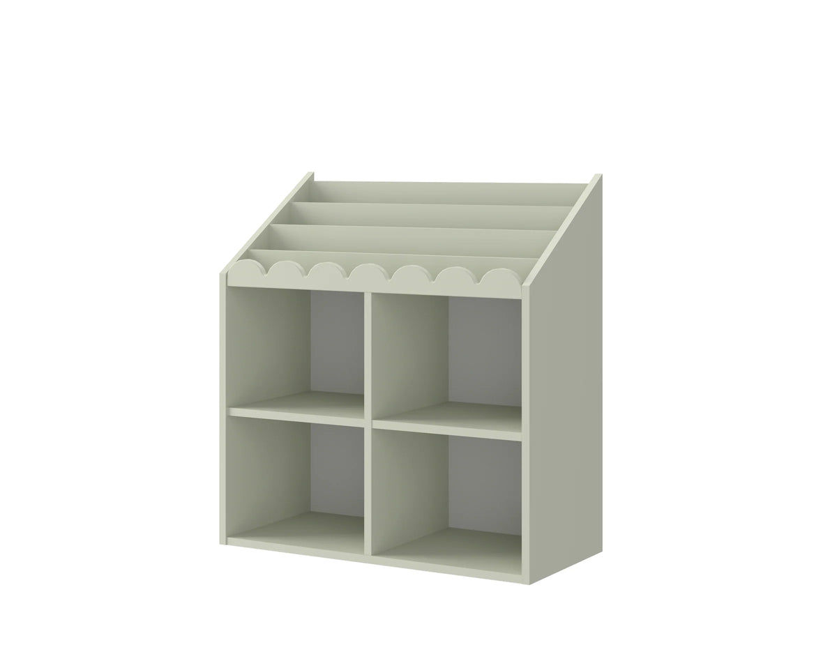 Bellamy Montessori-Bücherregal Book Nook, salbeigrün