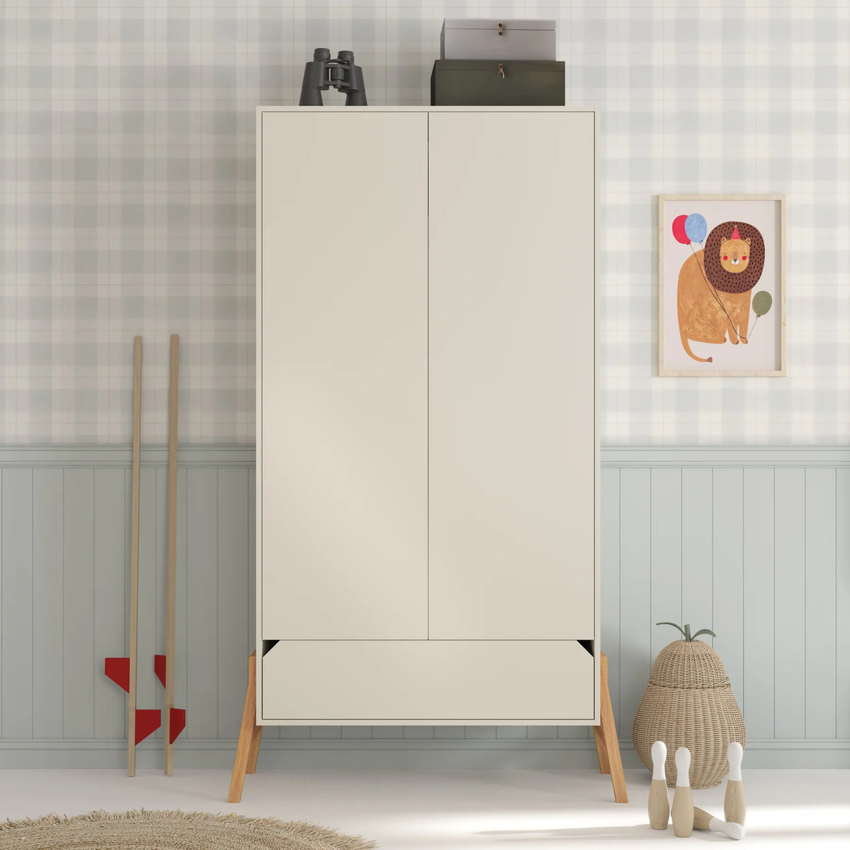 Bellamy Kleiderschrank Lotta, creme