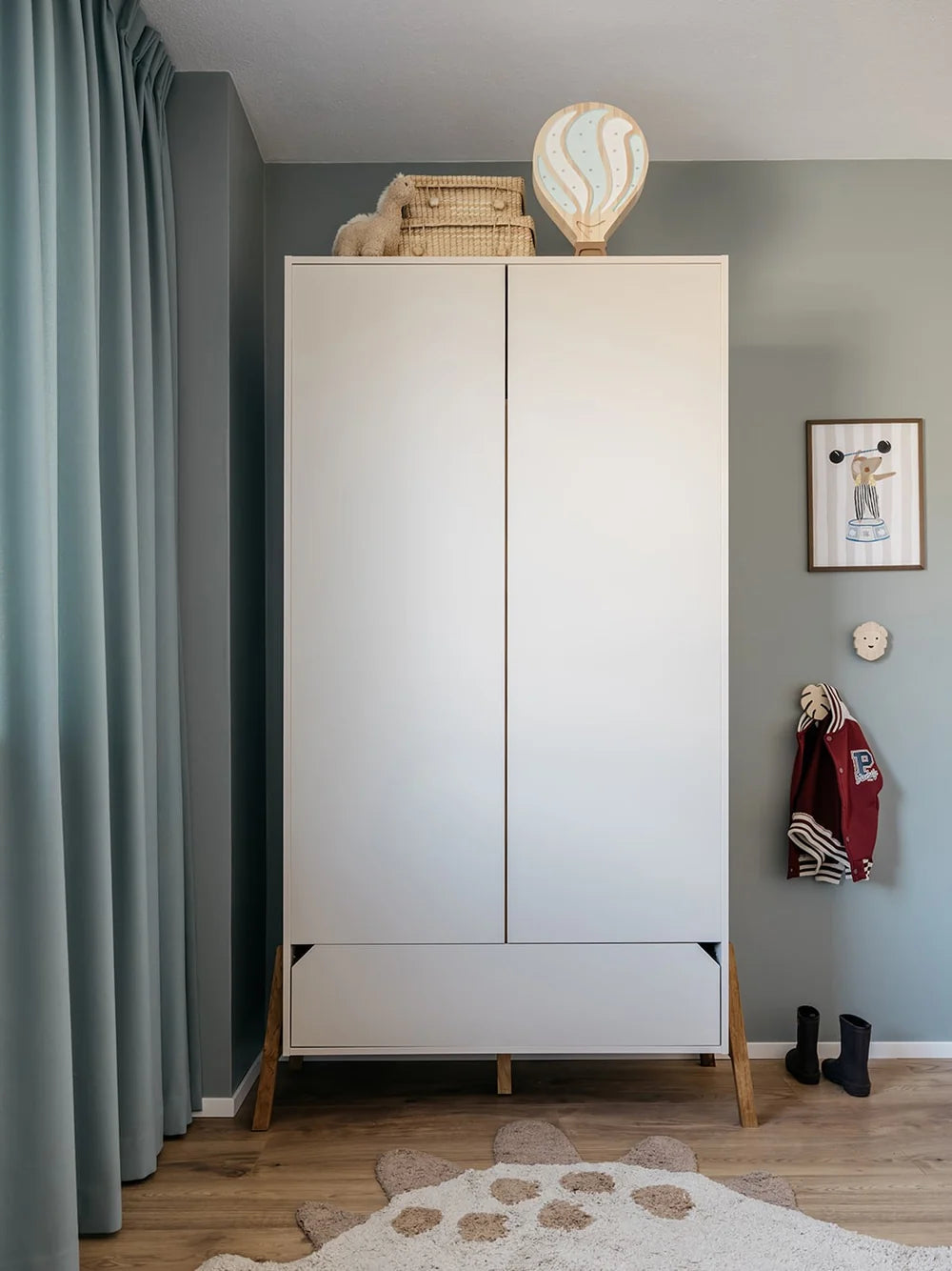 Bellamy Kleiderschrank Lotta, creme