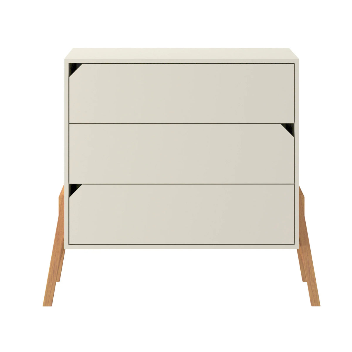 Bellamy Kommode mit 3 Schubladen Lotta, creme