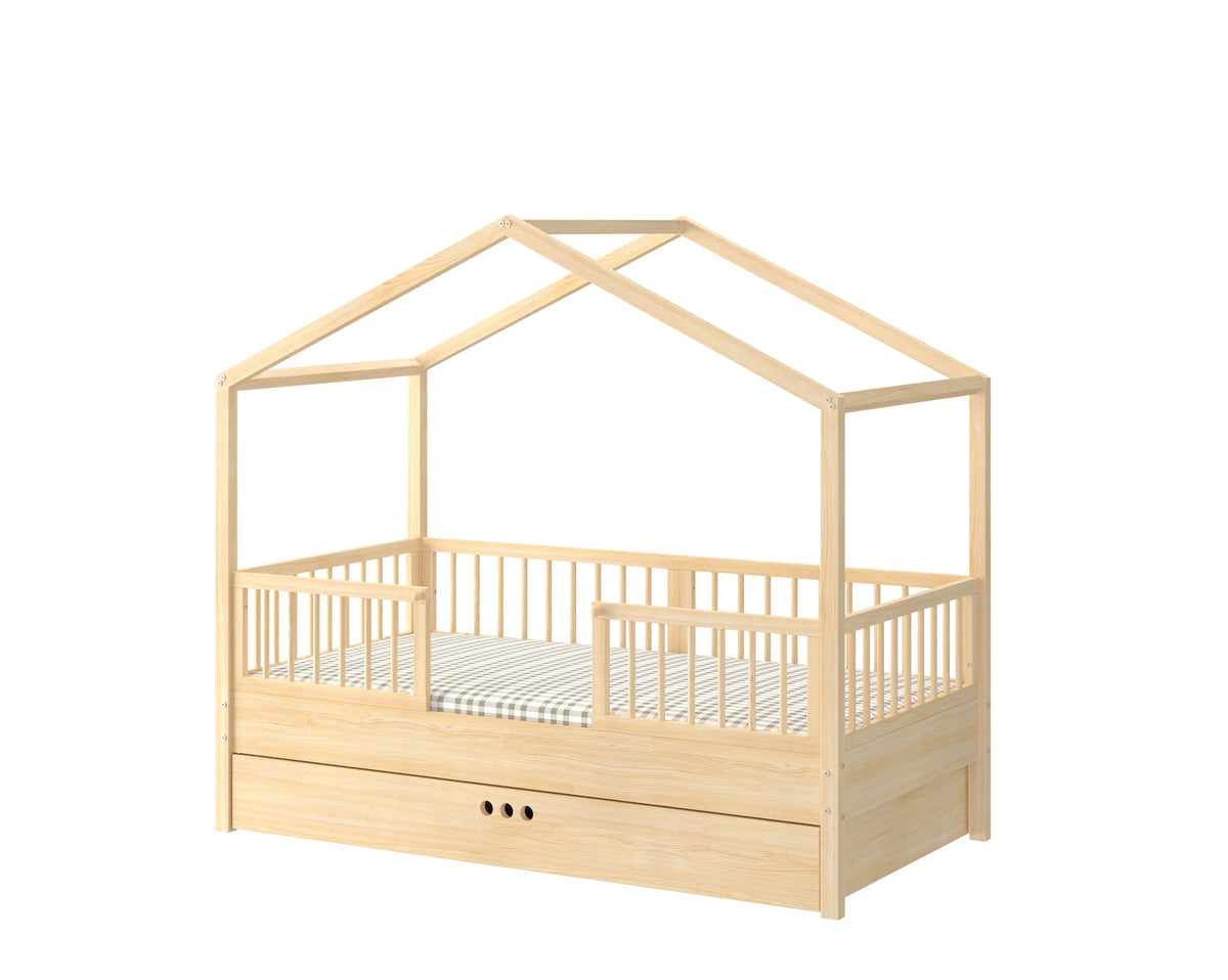 Bellamy Hausbett 80x160 cm Dream Nest, natur