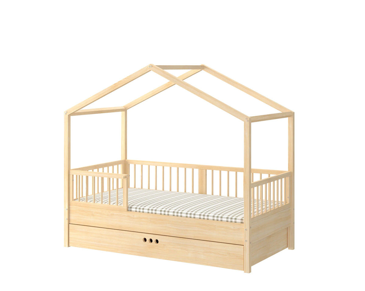 Bellamy Hausbett 80x160 cm Dream Nest, natur