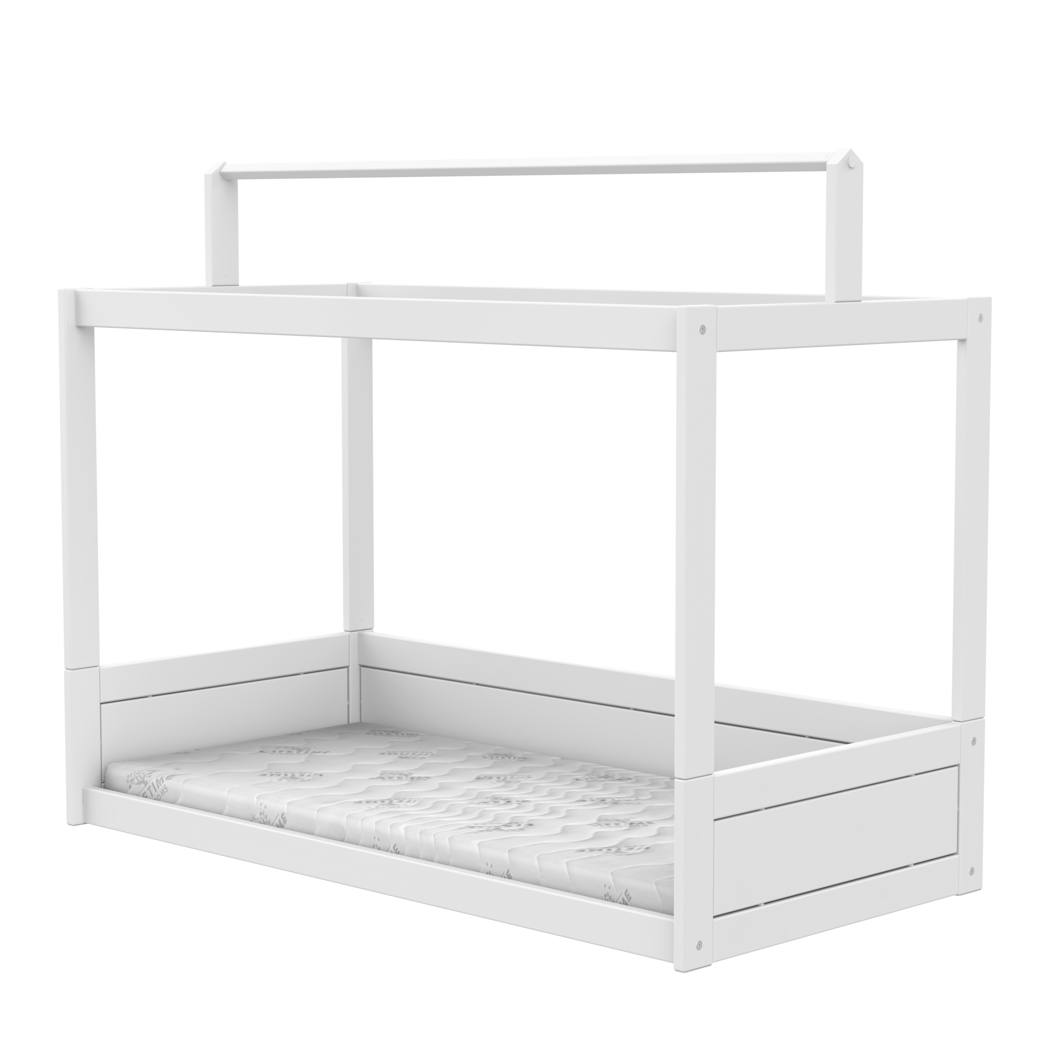 Lifetime Montessori Bett mit Dachkonstruktion 90 x 200 cm