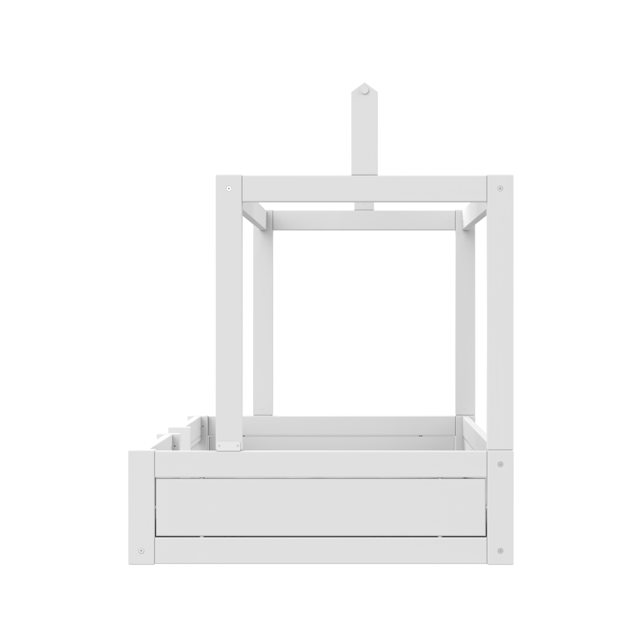 Lifetime Montessori Bett mit Dachkonstruktion & Bettfronten 120 x 200 cm