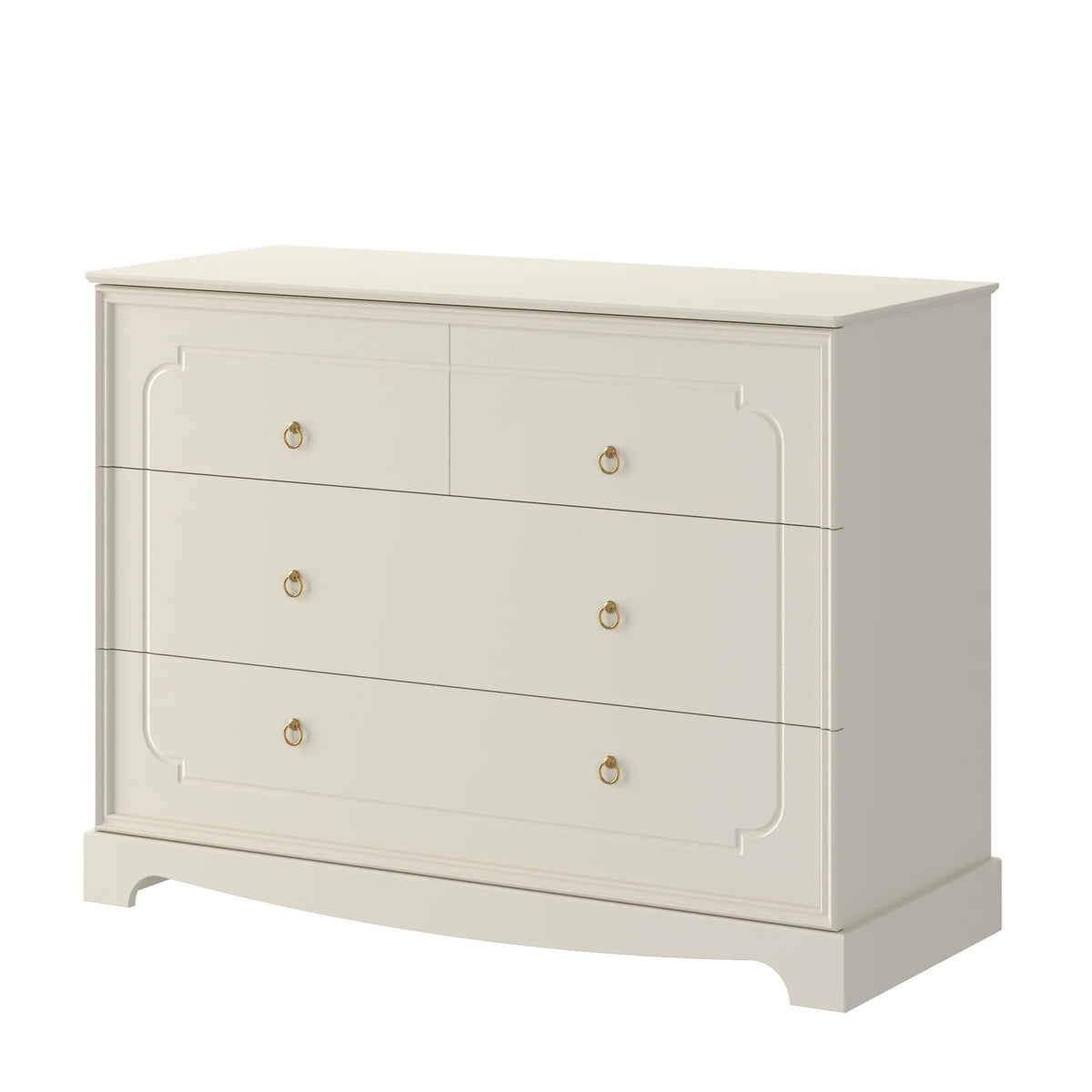 Bellamy Kommode mit 4 Schubladen Royal, creme