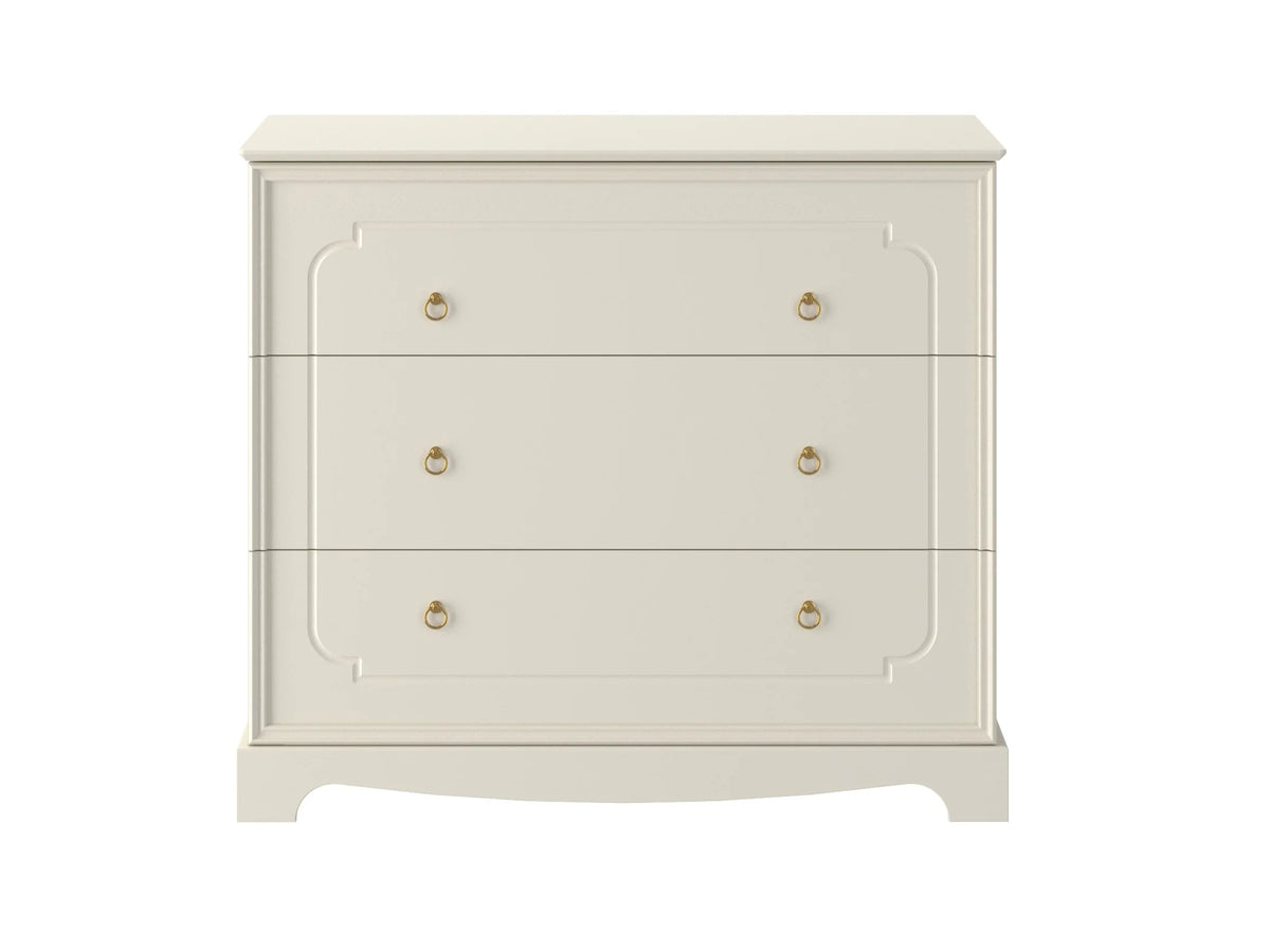 Bellamy Kommode mit 3 Schubladen Royal, creme