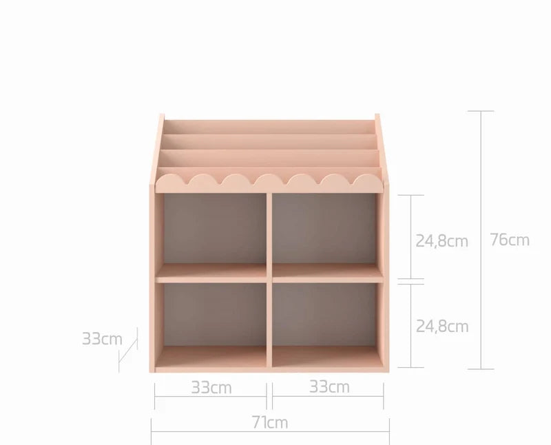 Bellamy Montessori-Bücherregal Book Nook, rosa