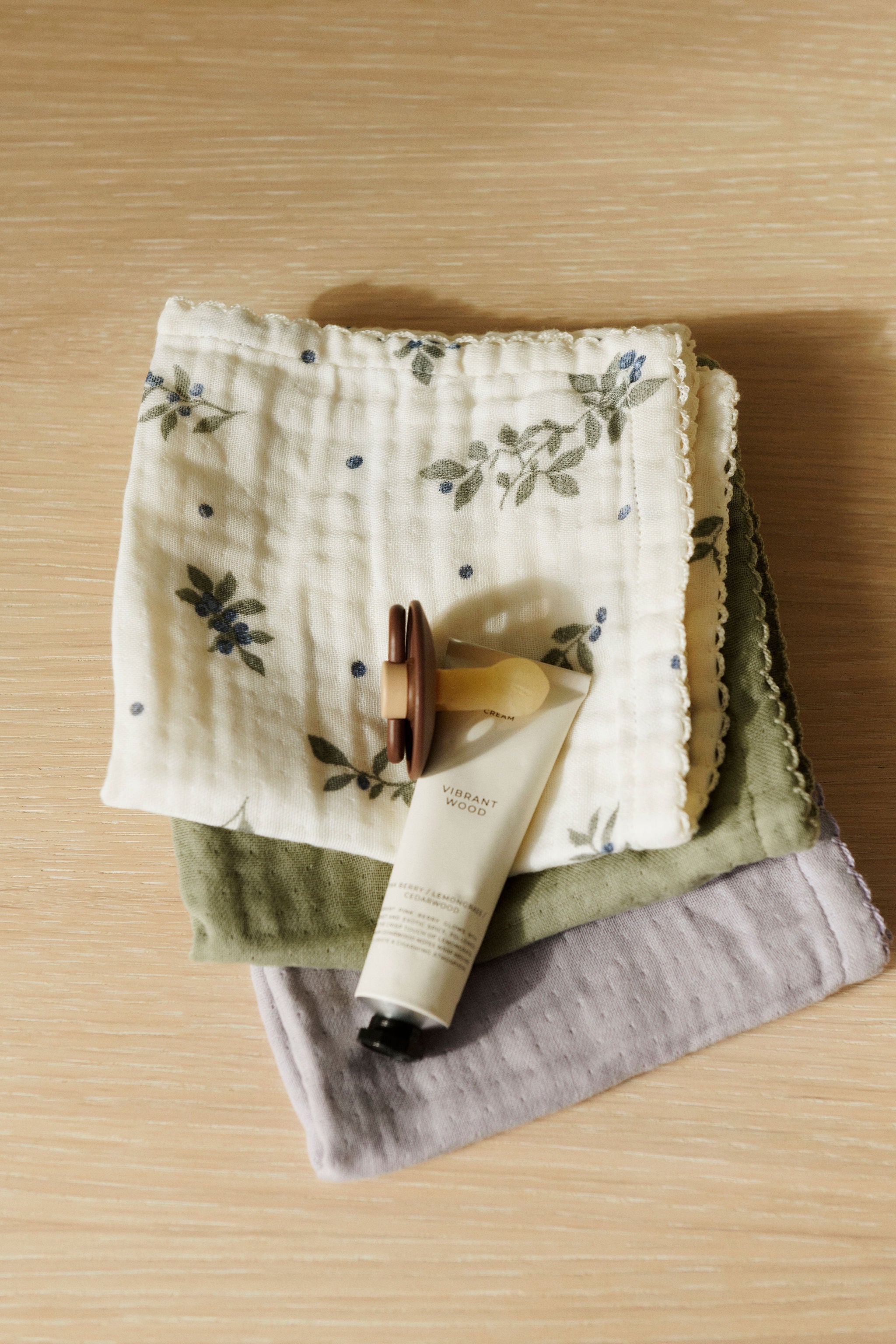 Dear April Ren Waschlappen 3er-Pack, Blueberries Mix