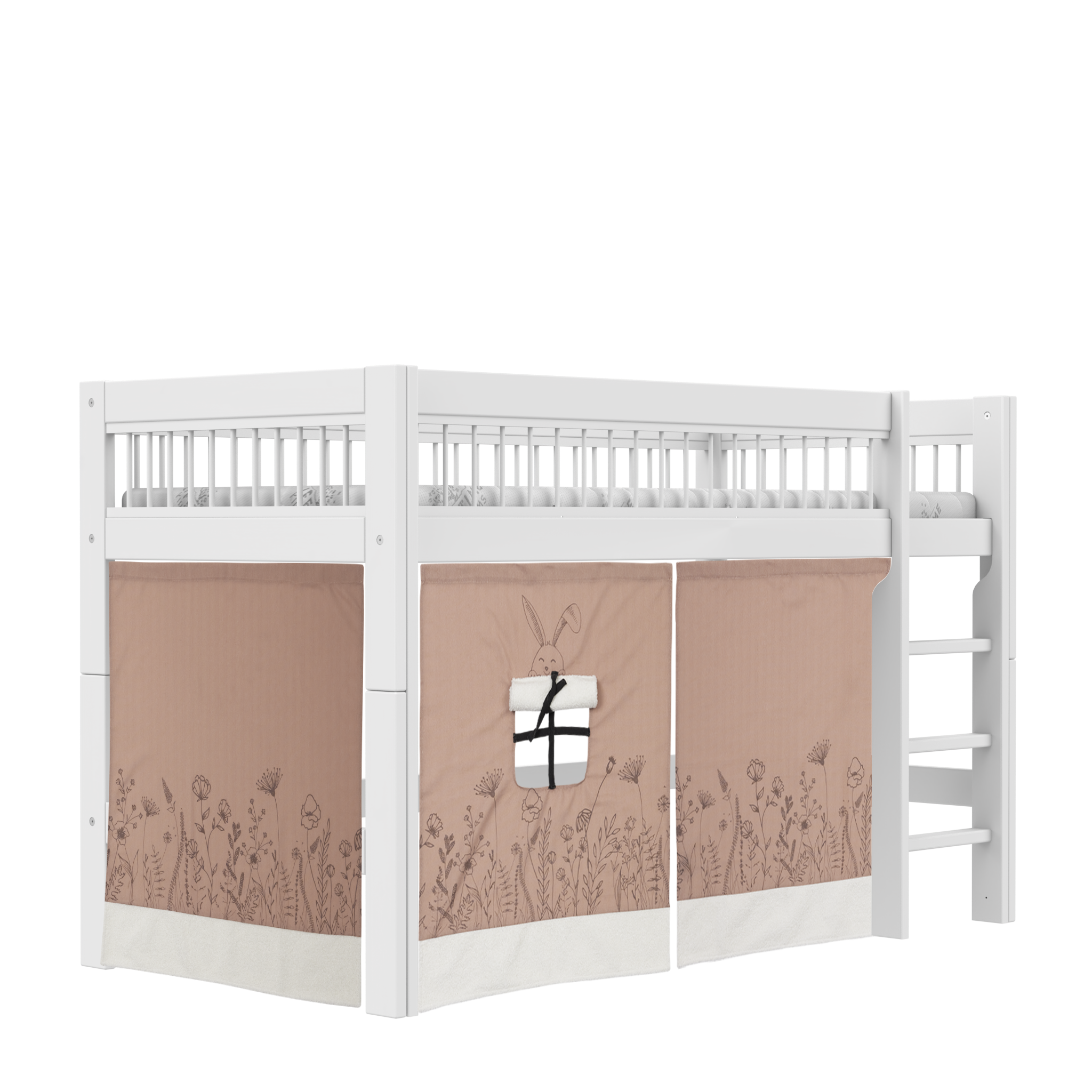 Lifetime Spielvorhang für halbhohes Bett - Happy Rabbit