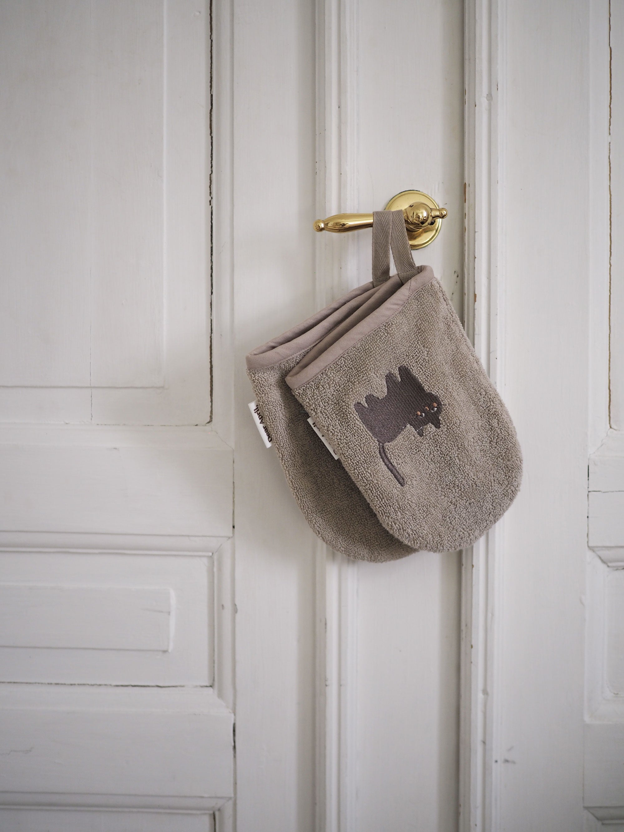 Dear April Paw Waschlappen 2er-Pack, Moon Cat