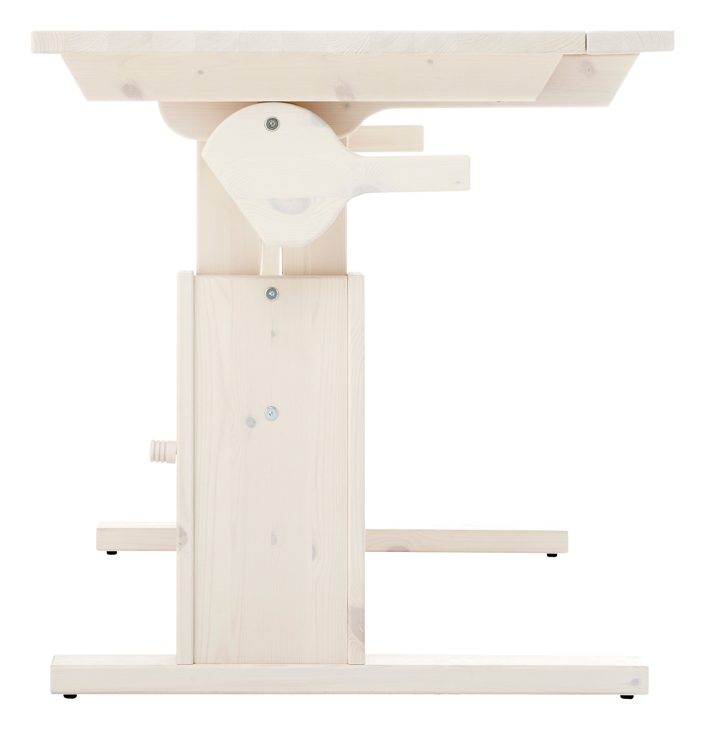 Lifetime Höhenverstellbarer Holzschreibtisch mit Neigung