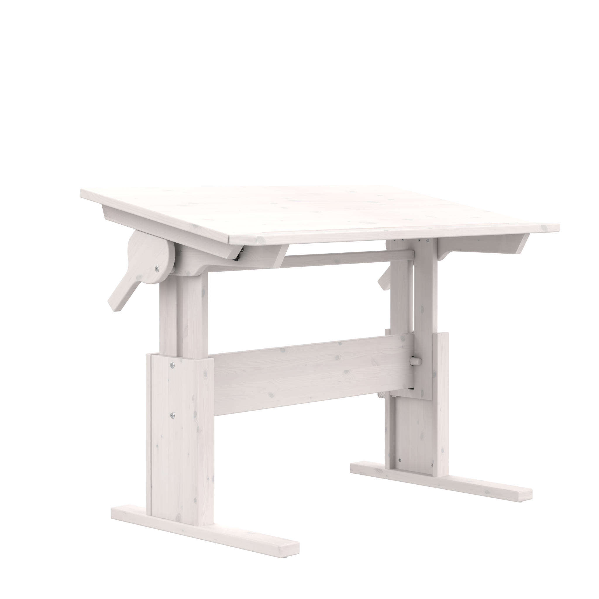 Lifetime Höhenverstellbarer Holzschreibtisch mit Neigung