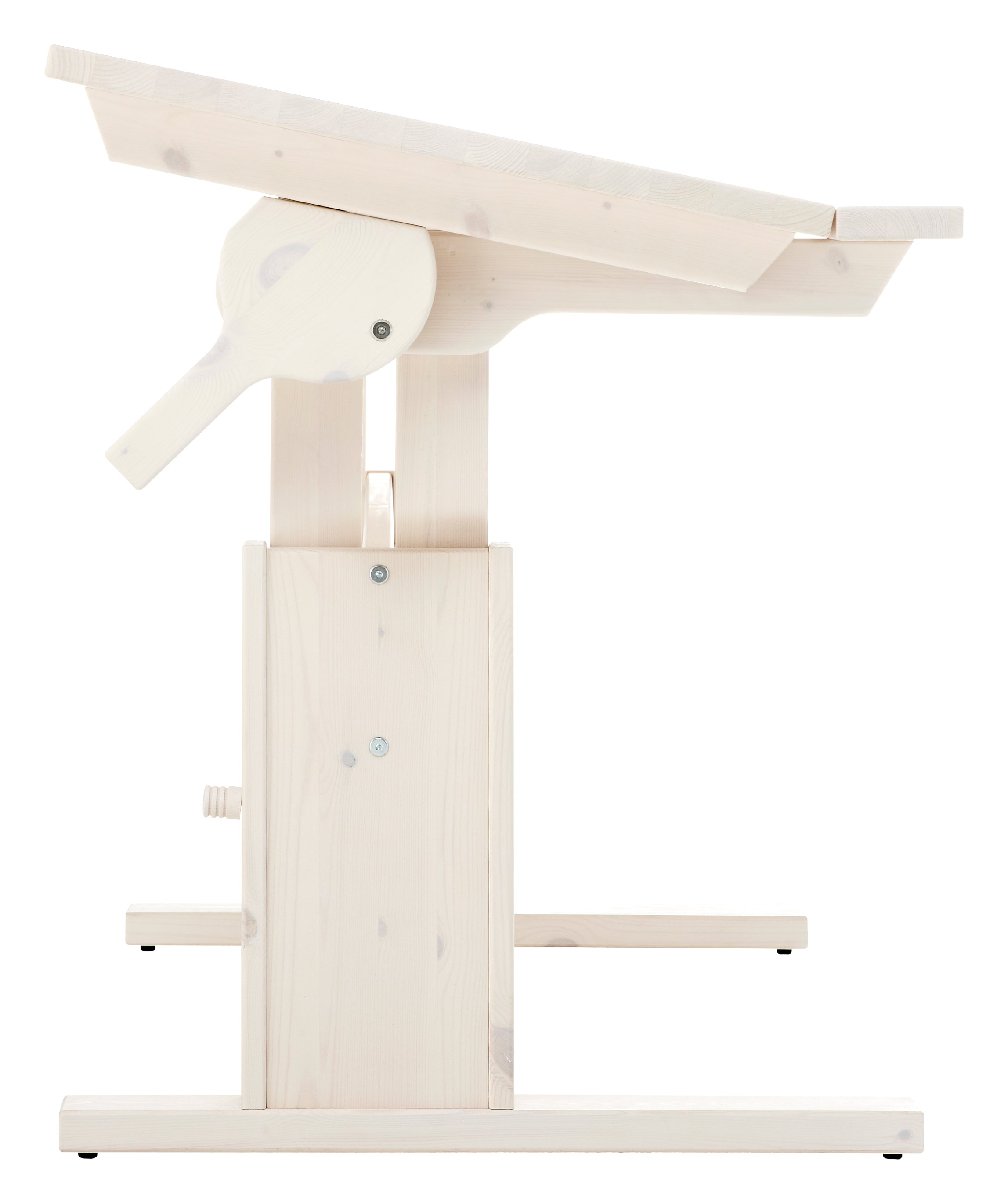 Lifetime Höhenverstellbarer Holzschreibtisch mit Neigung