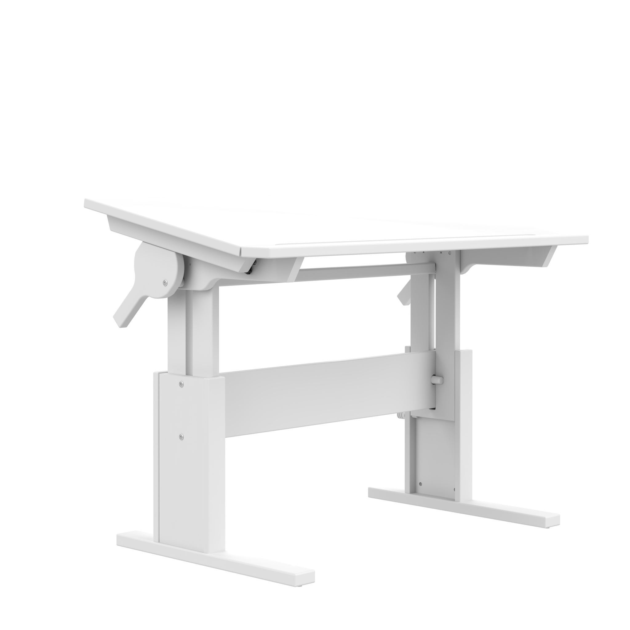 Lifetime Höhenverstellbarer Holzschreibtisch mit Neigung