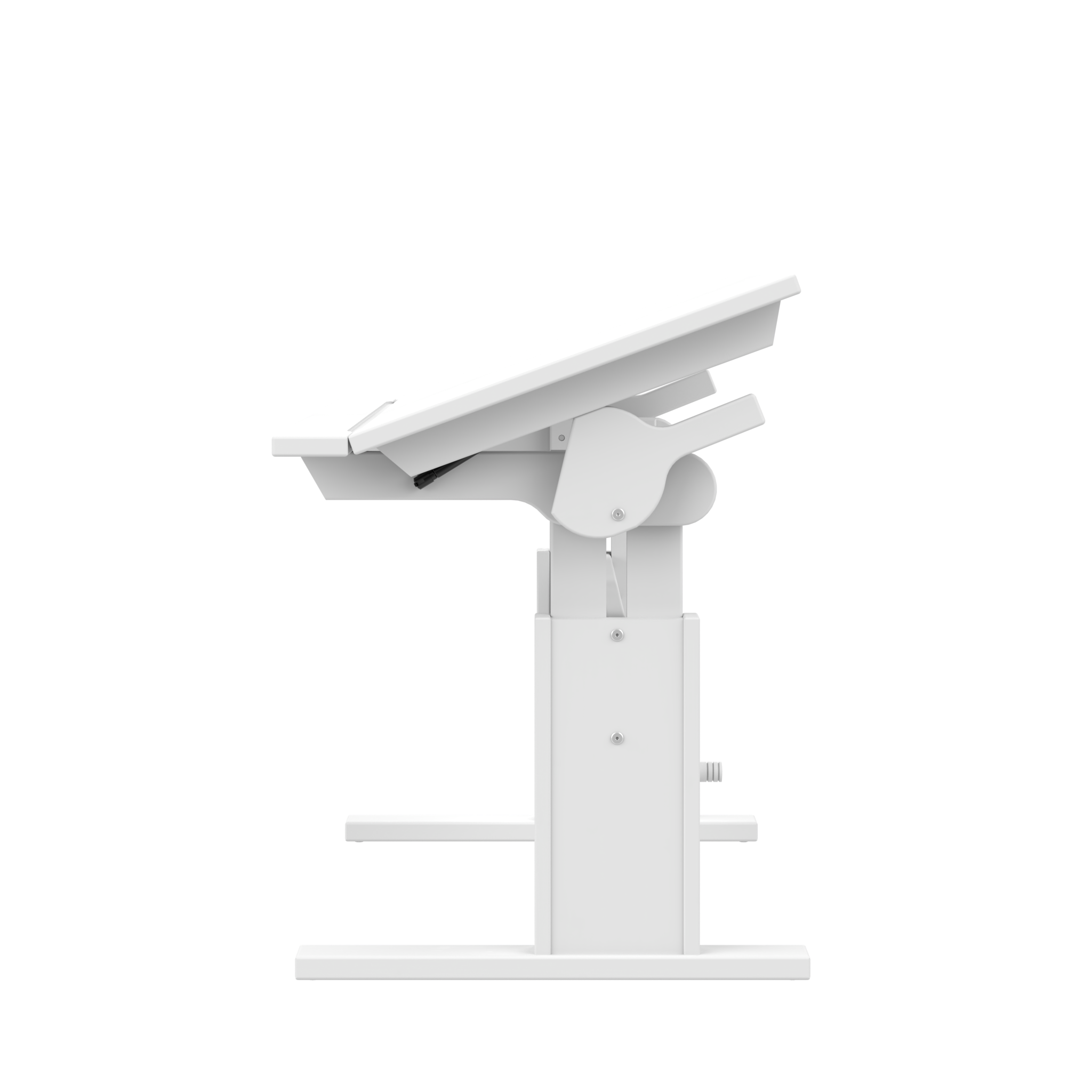 Lifetime Höhenverstellbarer Holzschreibtisch mit Neigung