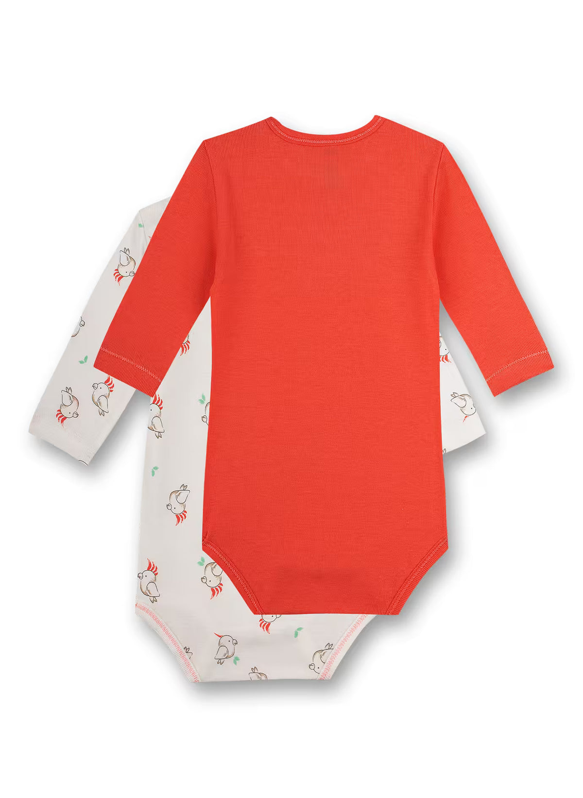 Sanetta Langarm-Body 2er-Pack, Kakadus