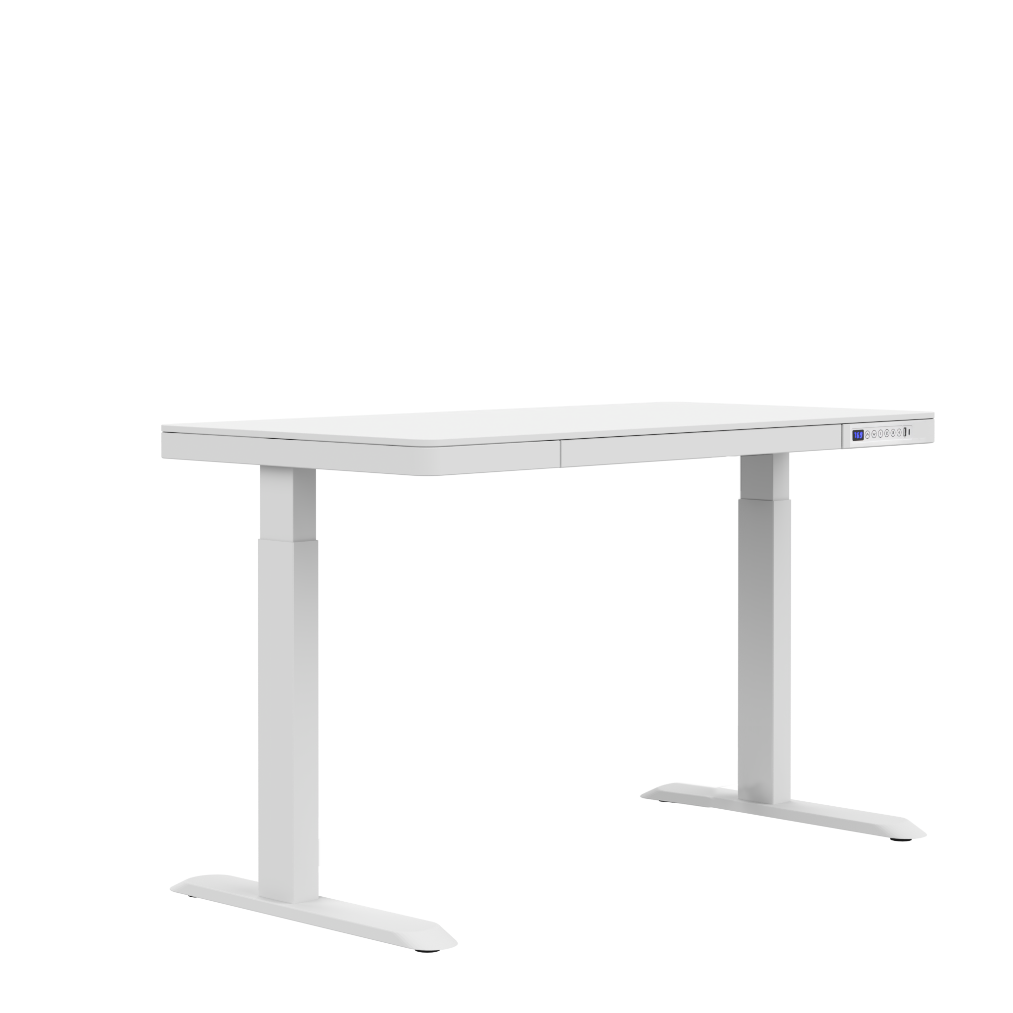 Lifetime Elektrisch verstellbarer Schreibtisch mit Schublade und USB - RISE