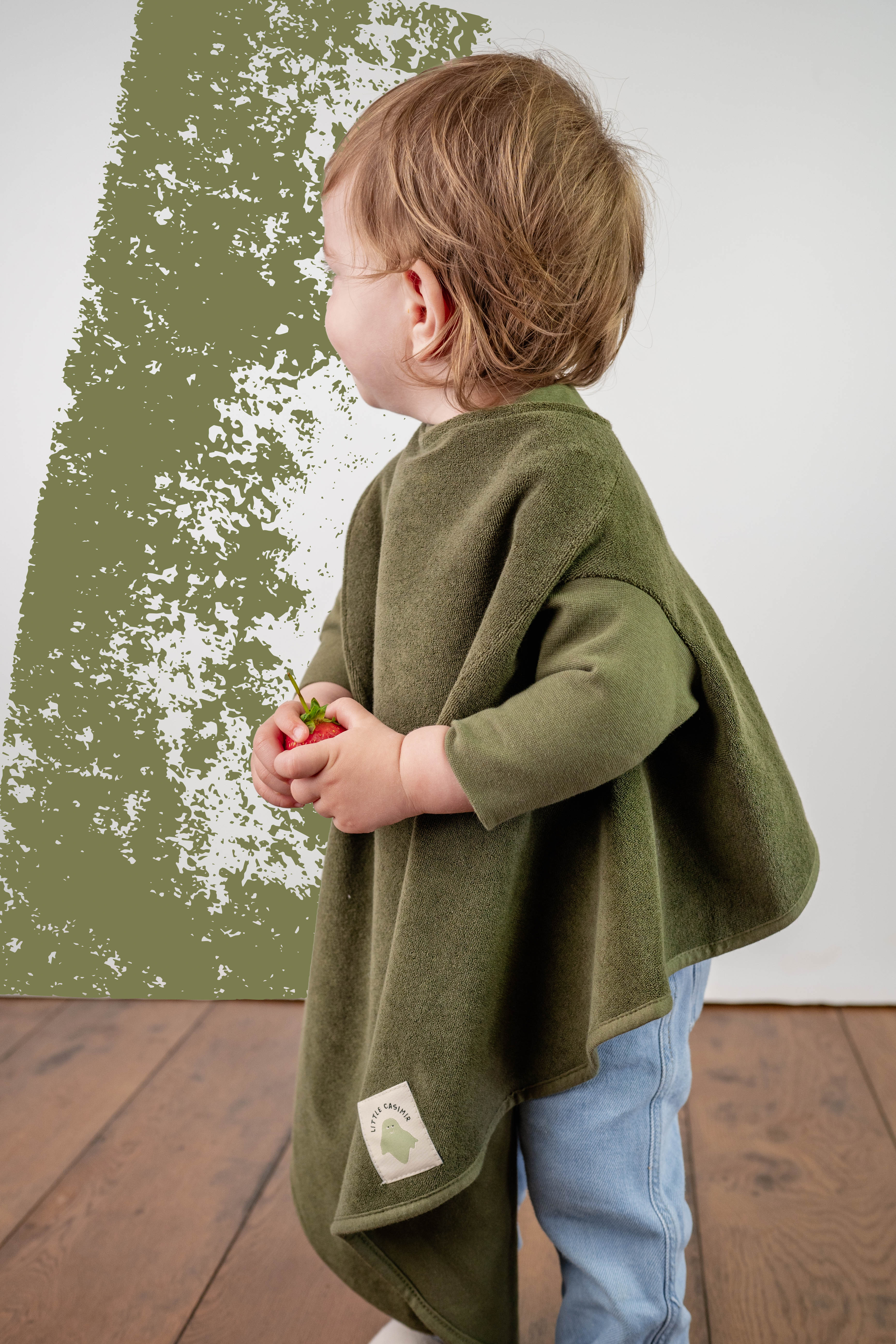 Little Casimir Lätzchen Boo, Olive