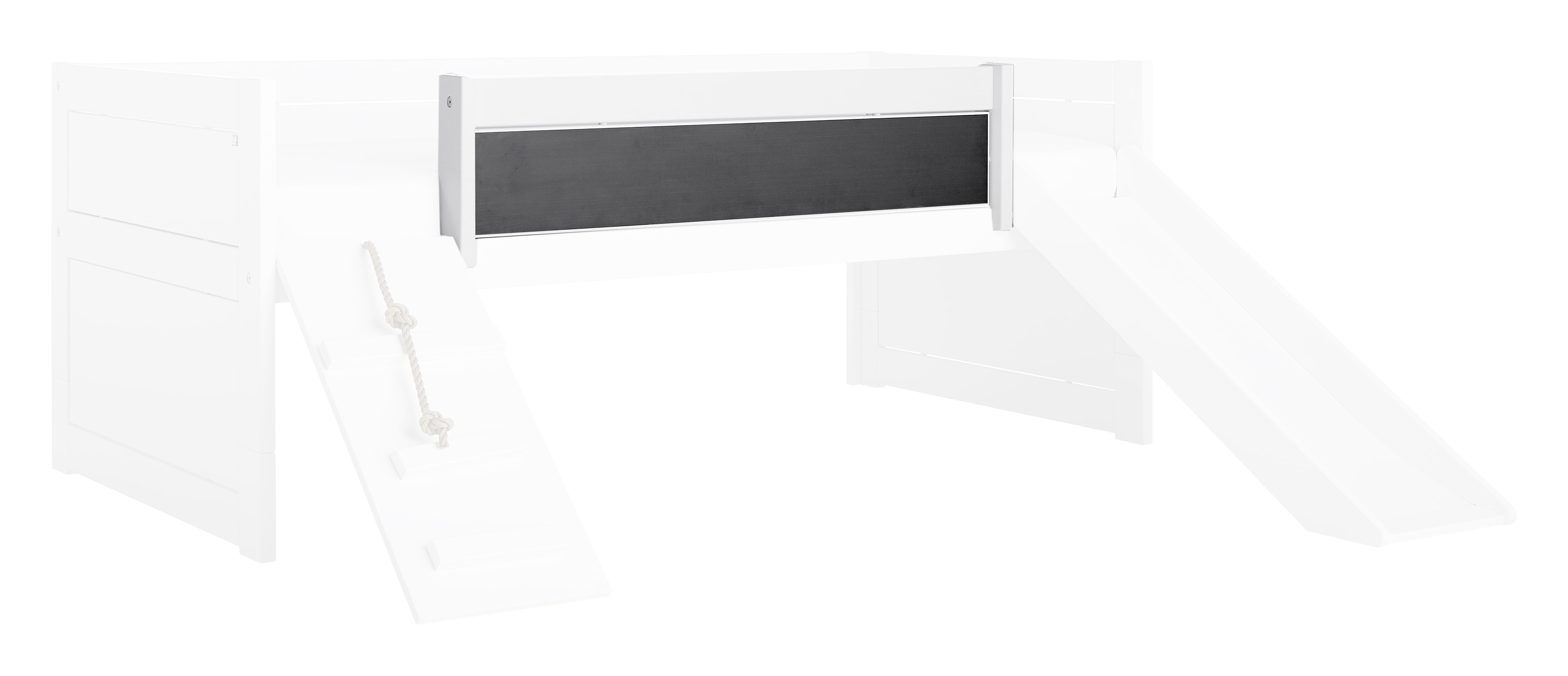 Lifetime Kurze Bettfront mit Kreidetafeldruck