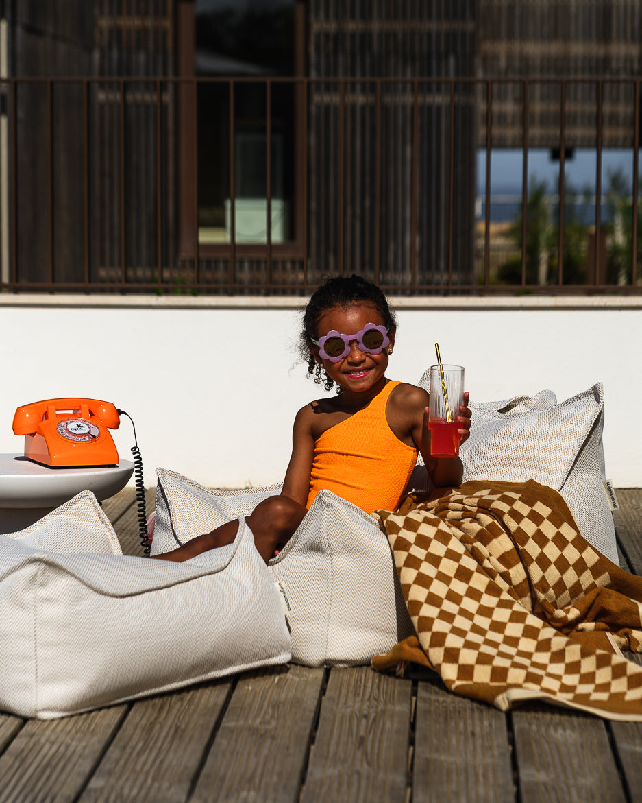 Wigiwama Outdoor Set - Sitzsack & Ottomane, Terra