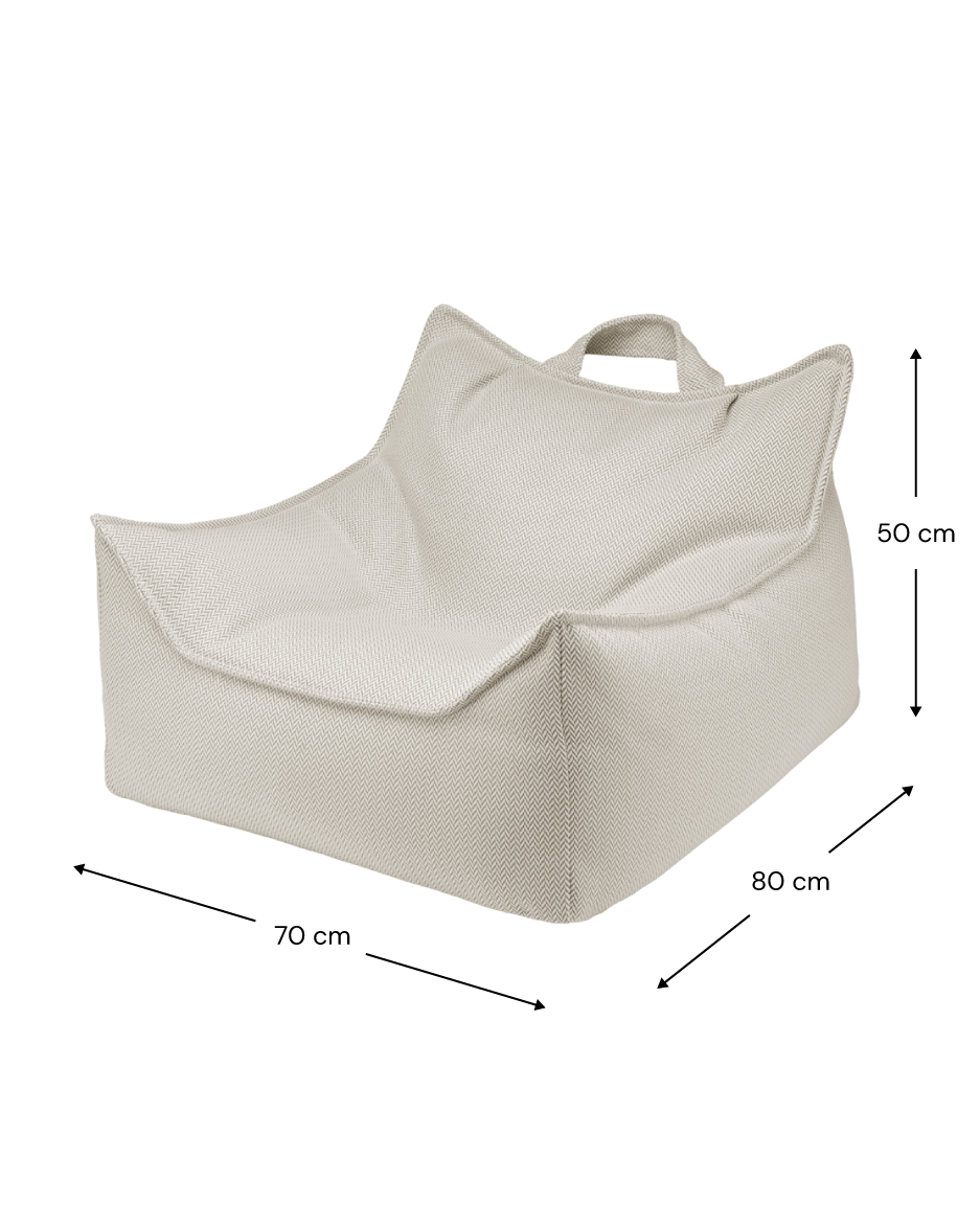 Wigiwama Outdoor Set - Sitzsack & Ottomane, Terra