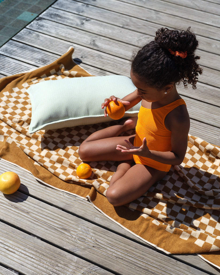 Wigiwama Outdoor Kissen Bolster, Azure