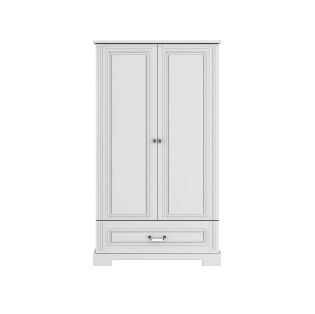 Bellamy 2-türiger hoher Kleiderschrank Ines, weiß