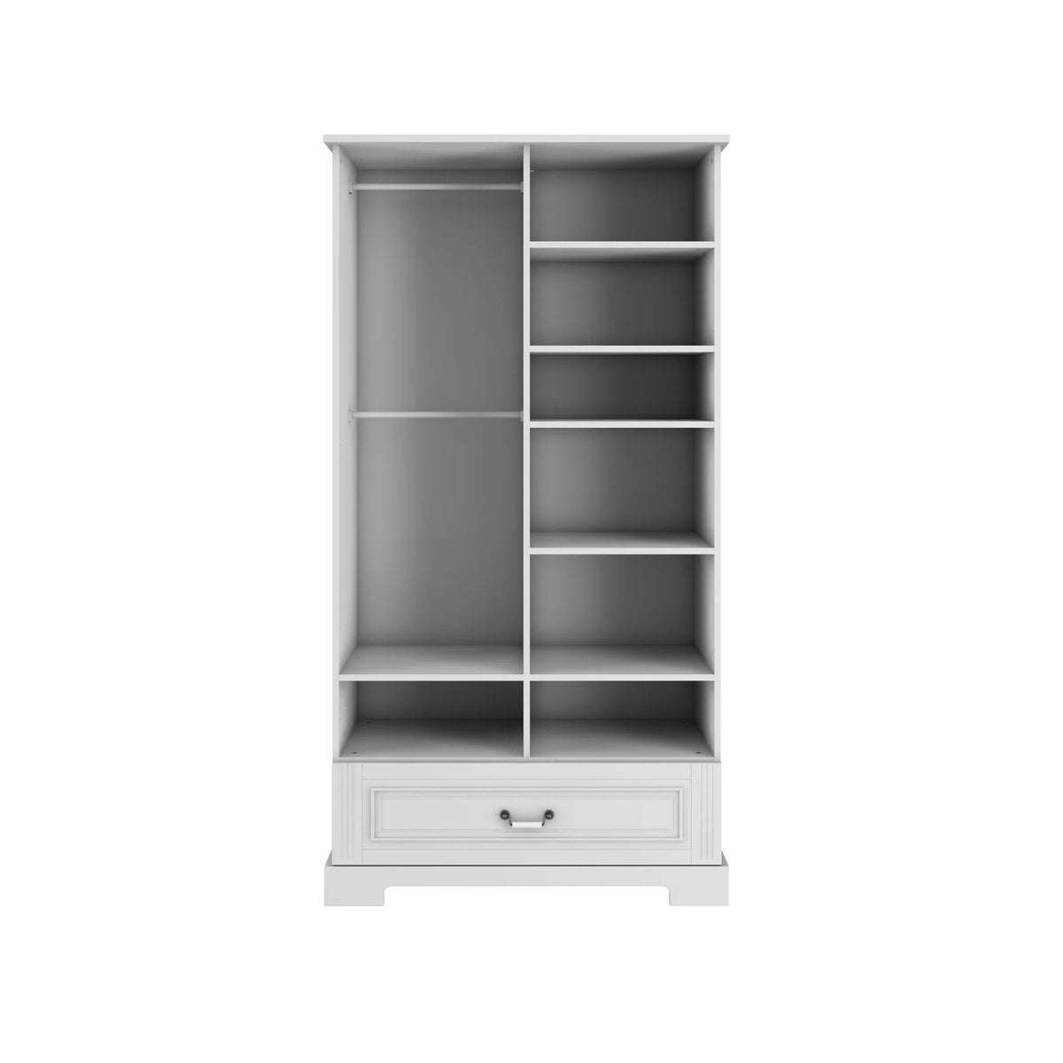 Bellamy 2-türiger hoher Kleiderschrank Ines, weiß