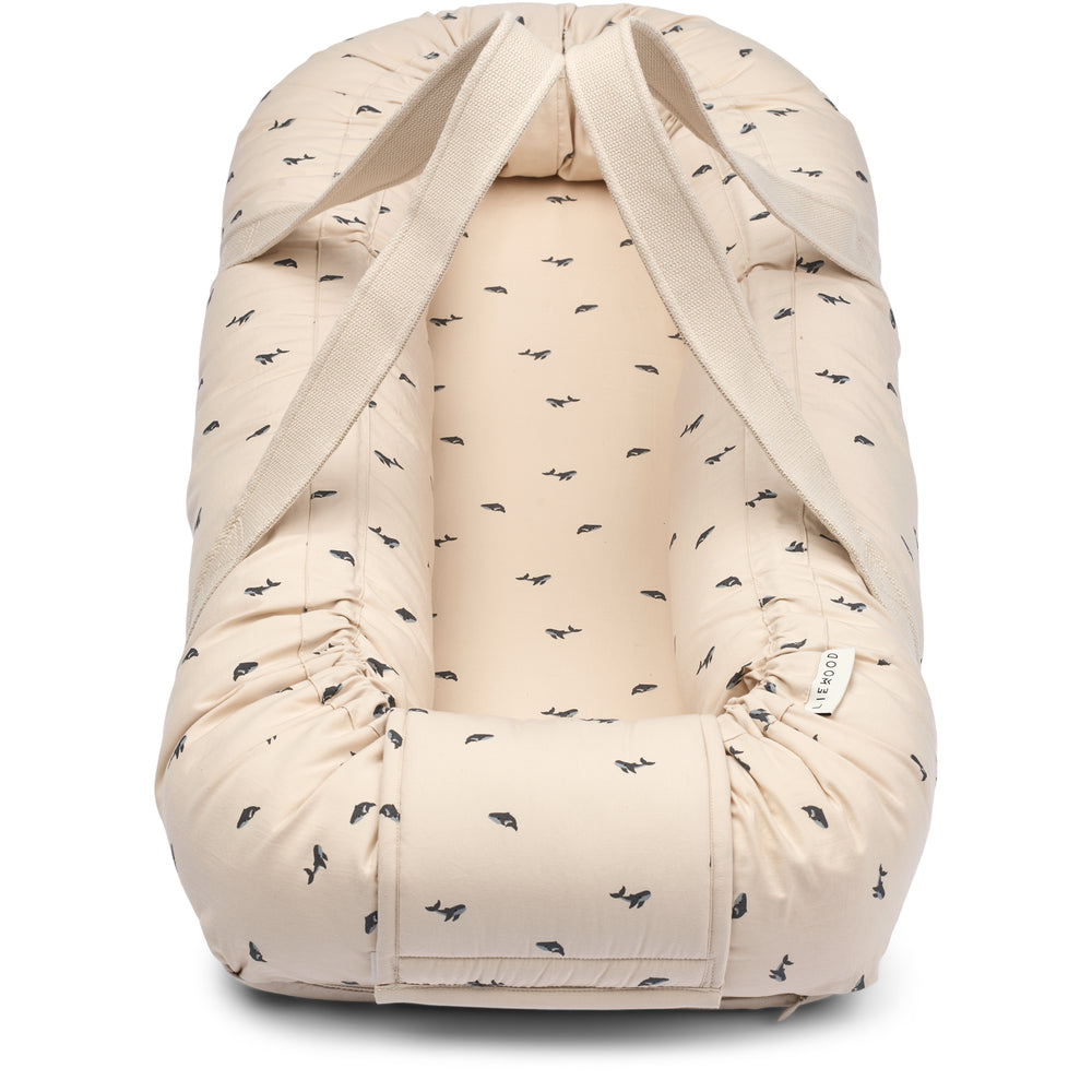 Liewood Babynest Mini whale / Sandy