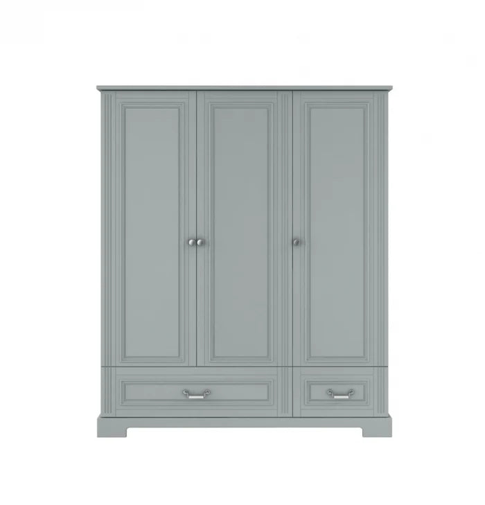 Bellamy 3-türiger Kleiderschrank Ines, grau