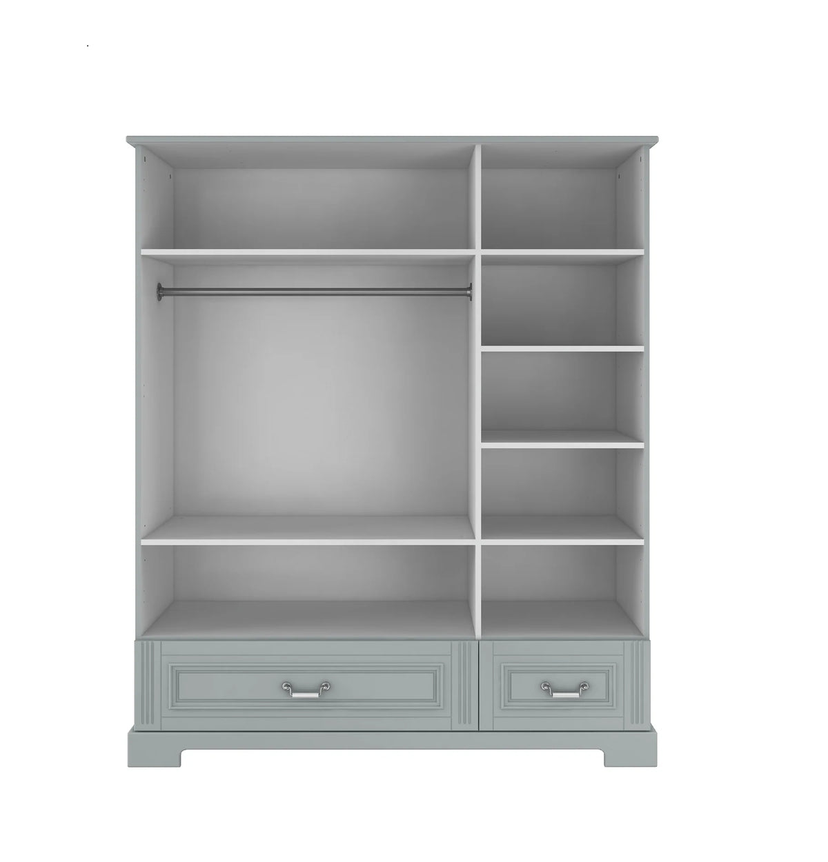 Bellamy 3-türiger Kleiderschrank Ines, grau