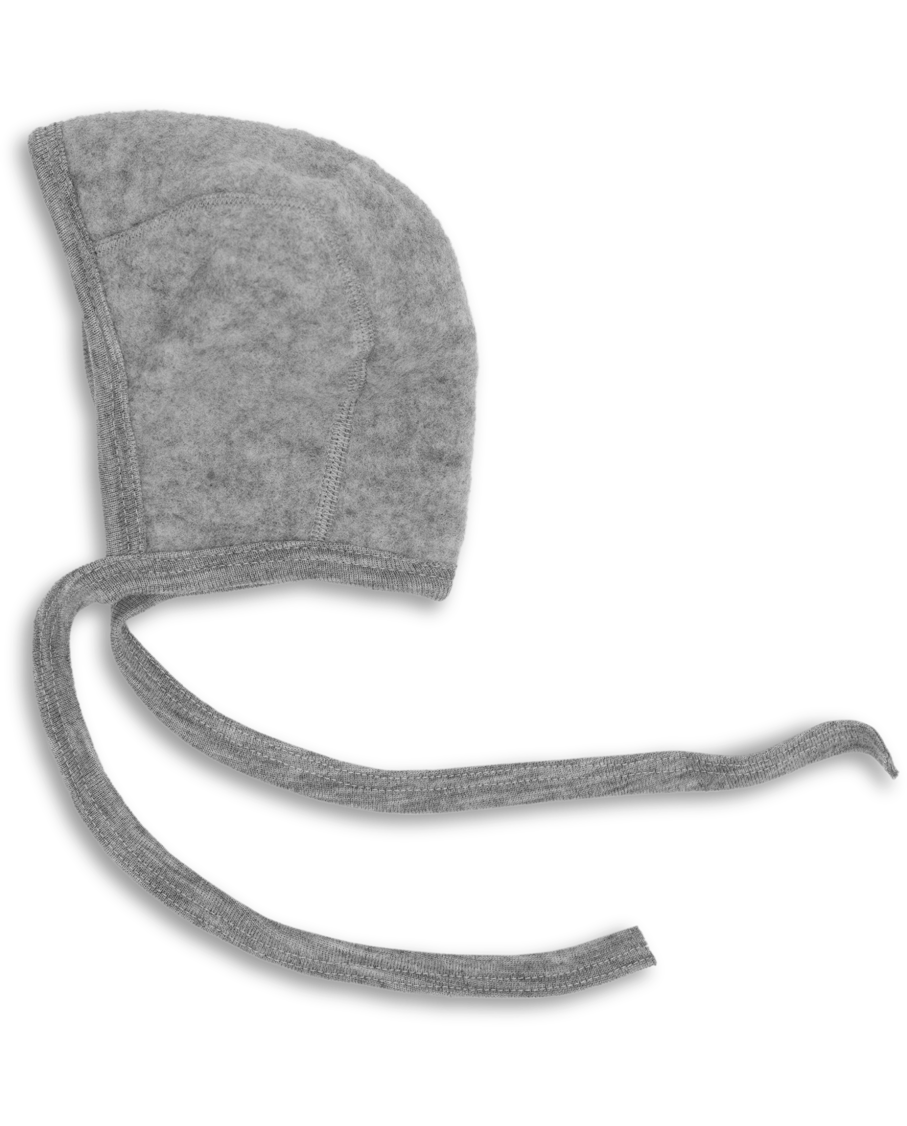 Engel Baby-Häubchen, hellgrau melange