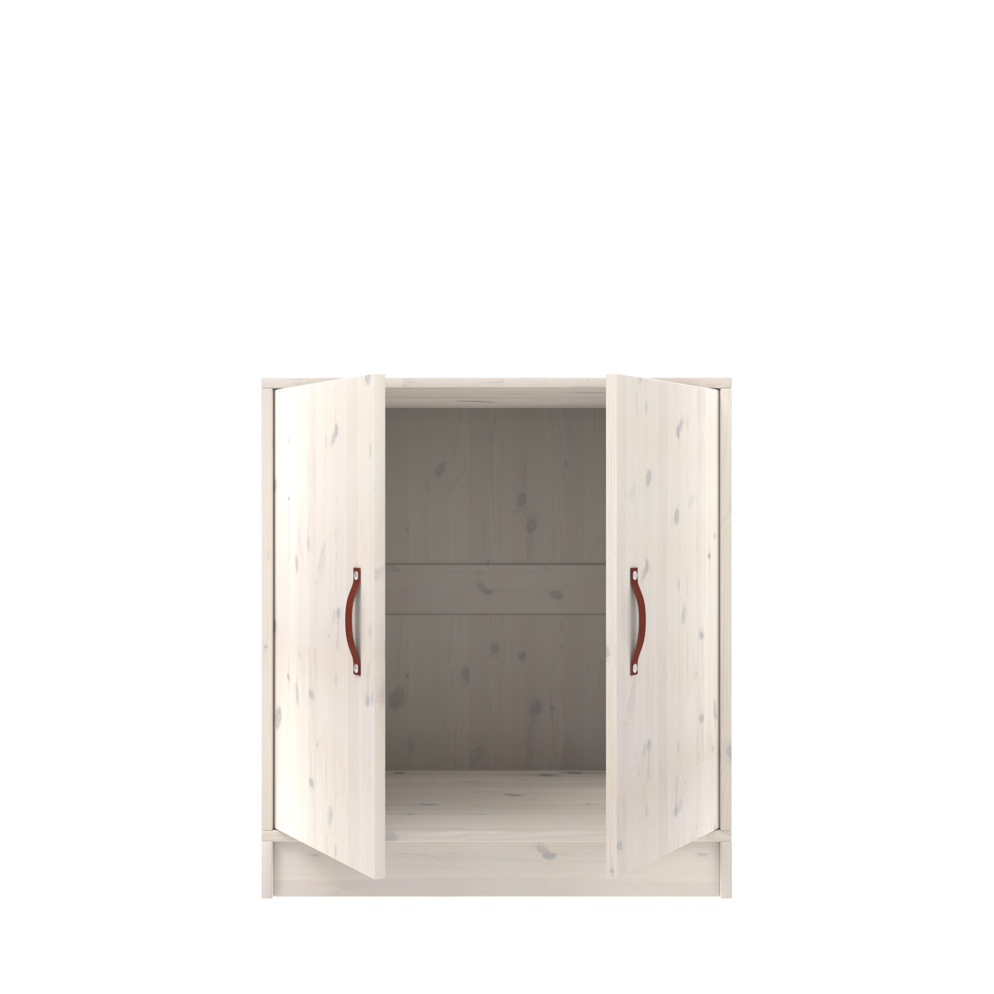 Lifetime ALL-IN-ONE - Basiselement 80 cm - mit Türen - Regal - Kleiderstange