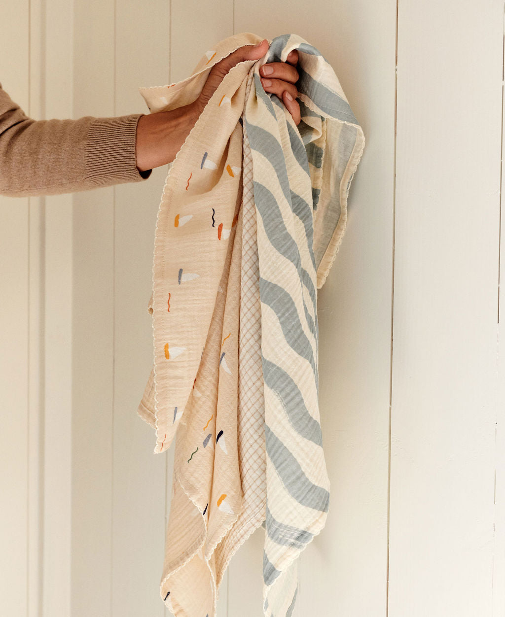 Dear April Mio Mulltücher 3er-Pack, Waves