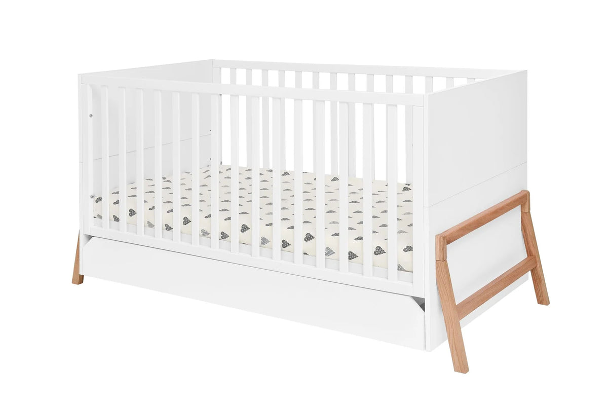 Bellamy Babybett 70x140 cm Lotta, weiß