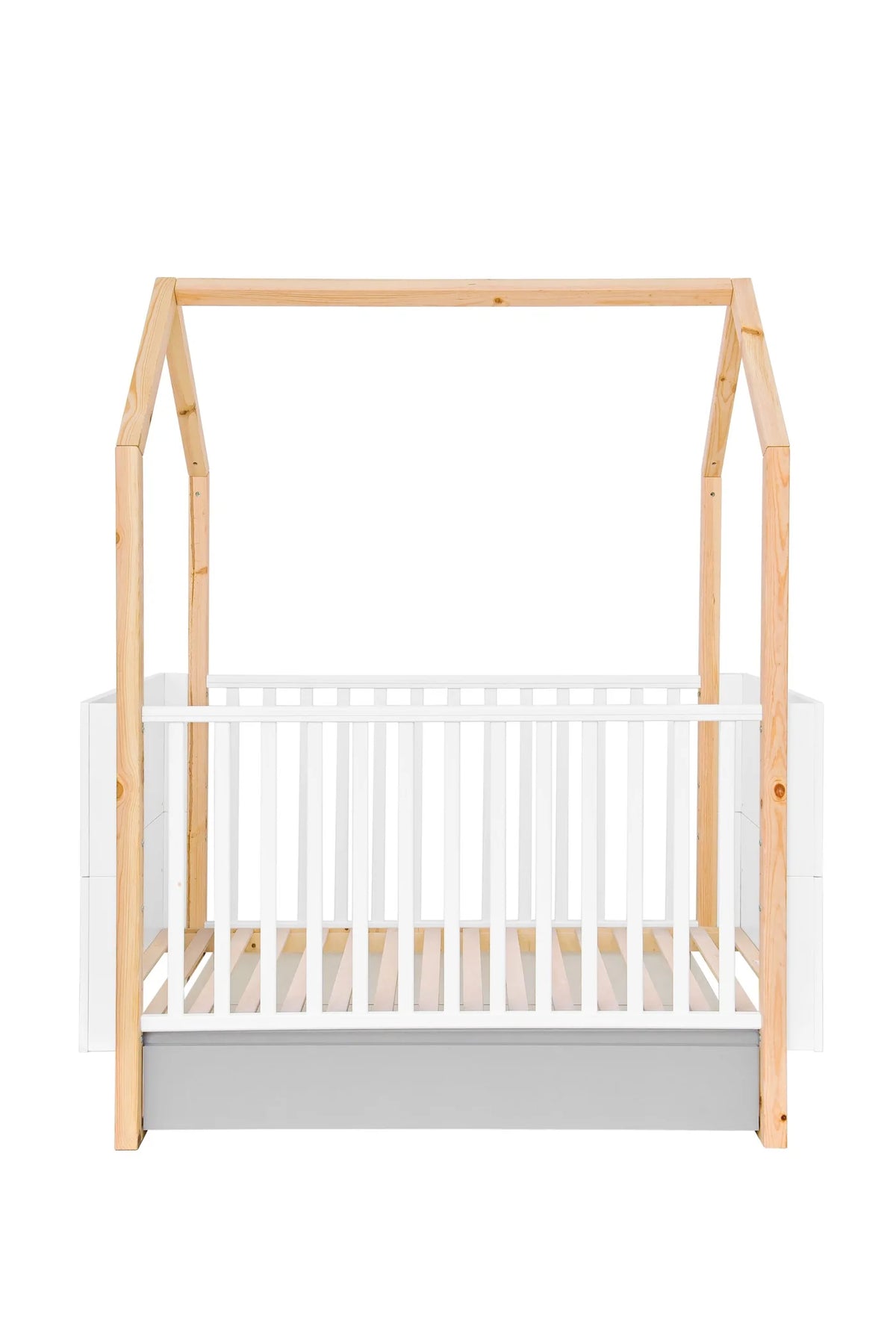 Bellamy Babybett 70x140 cm Pinette, inkl. Umbauset zum Kinderbett
