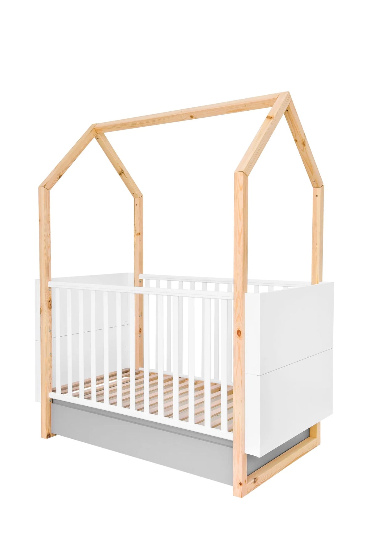 Bellamy Babybett 70x140 cm Pinette, inkl. Umbauset zum Kinderbett