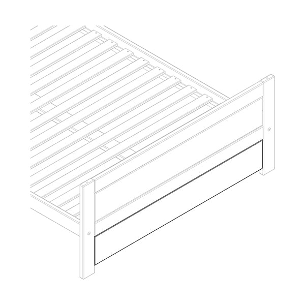 Lifetime Abdeckplatte für Einzellbett