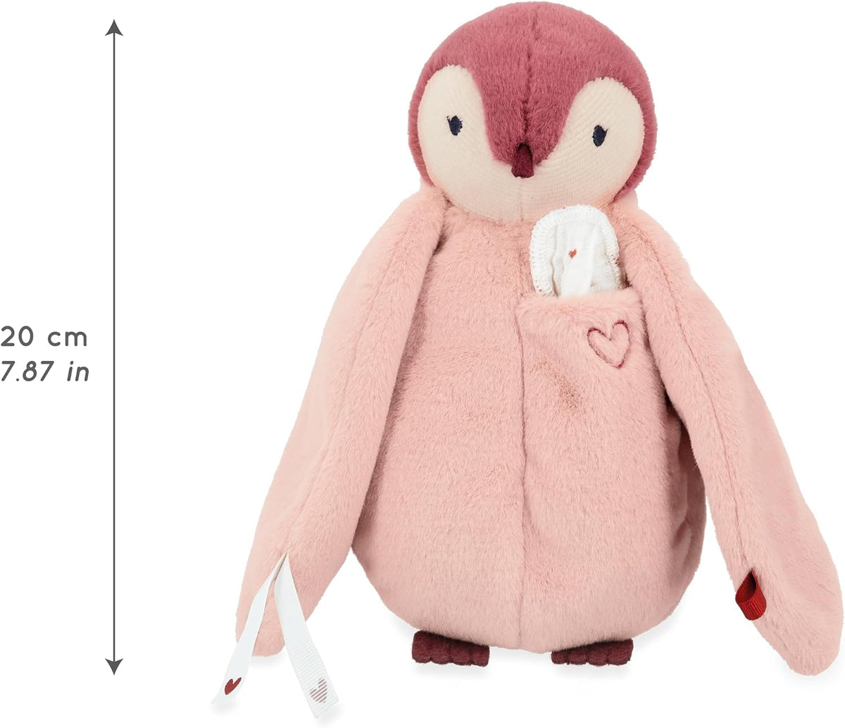 Kaloo Kuscheltier Pinguin, mit Musselintuch