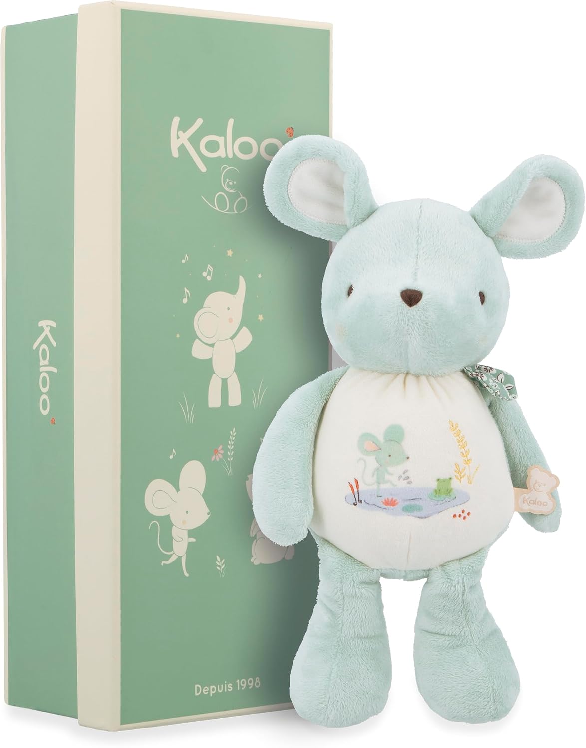 Kaloo Kuscheltier Maus mit Knisterpapier