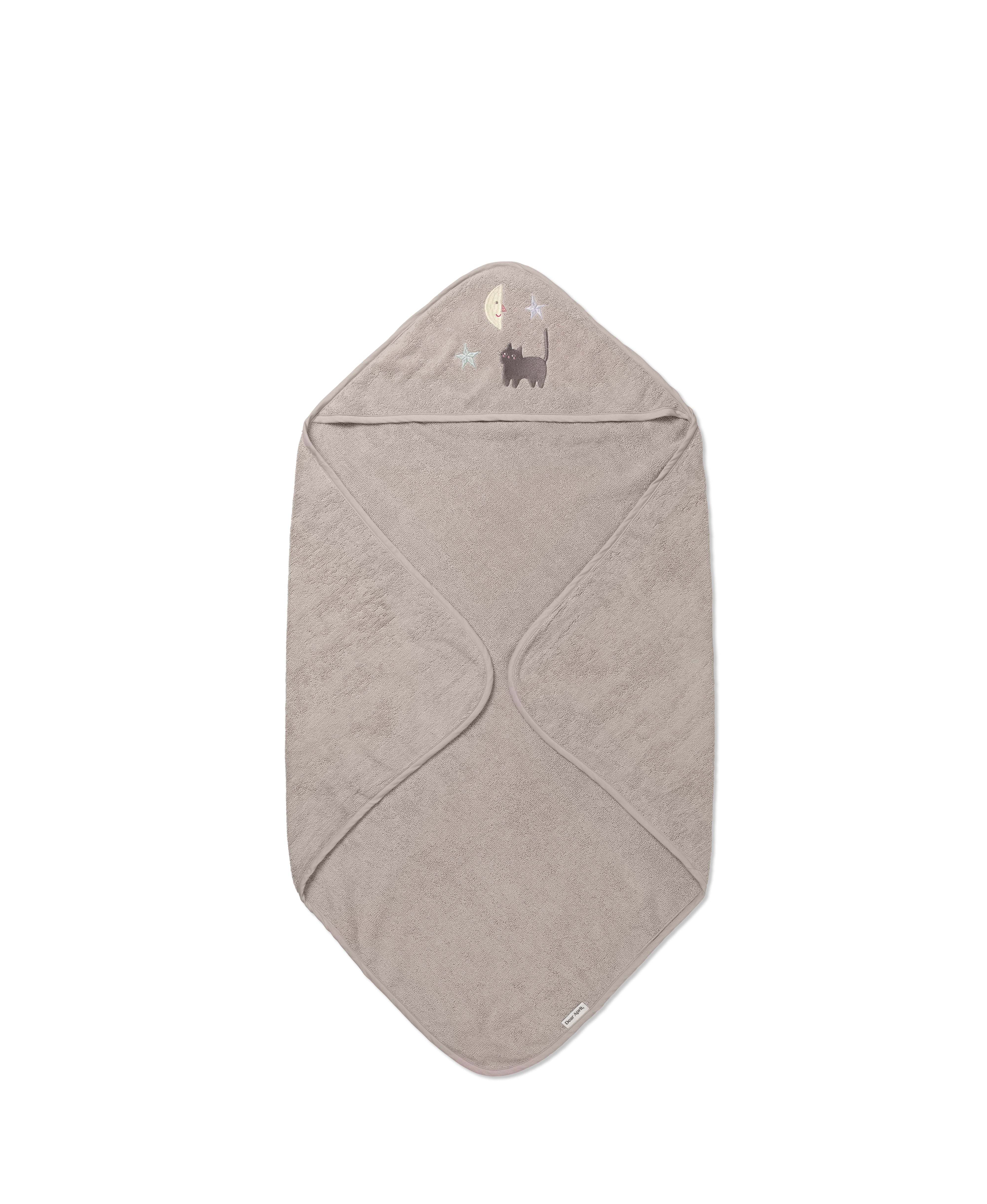 Dear April Petal Kapuzenbadetuch, Moon Cat