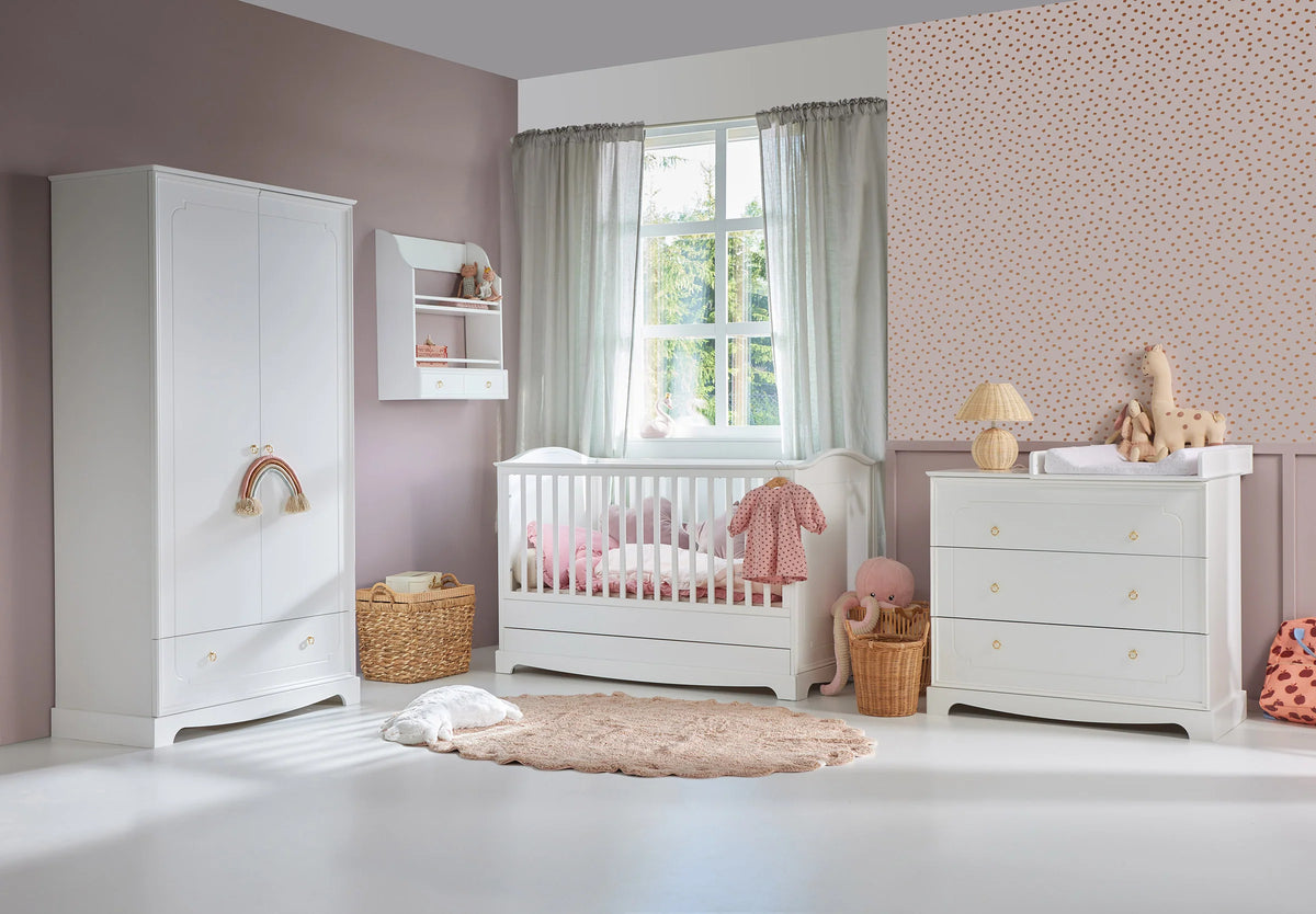 Bellamy Kommode mit 3 Schubladen Royal, weiß