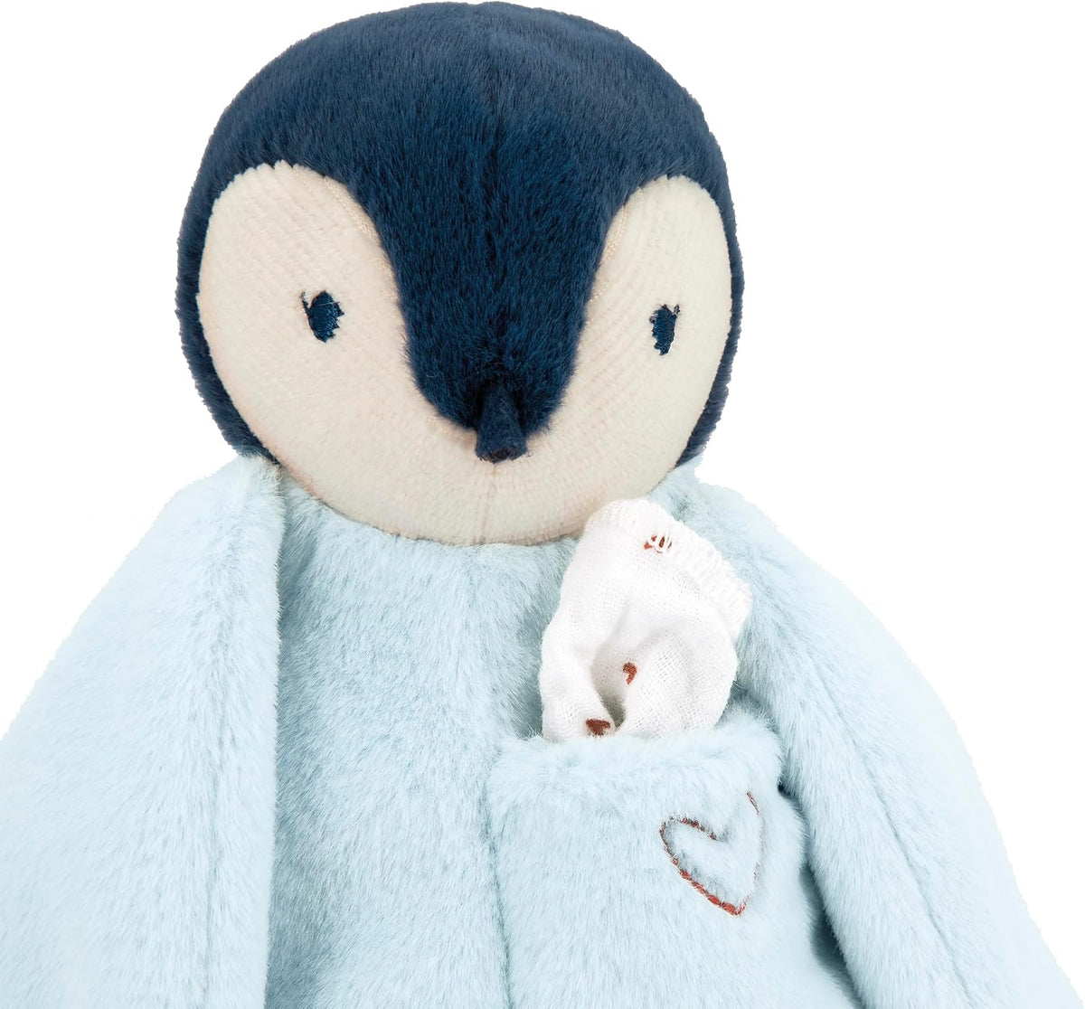 Kaloo Kuscheltier Pinguin, mit Musselintuch