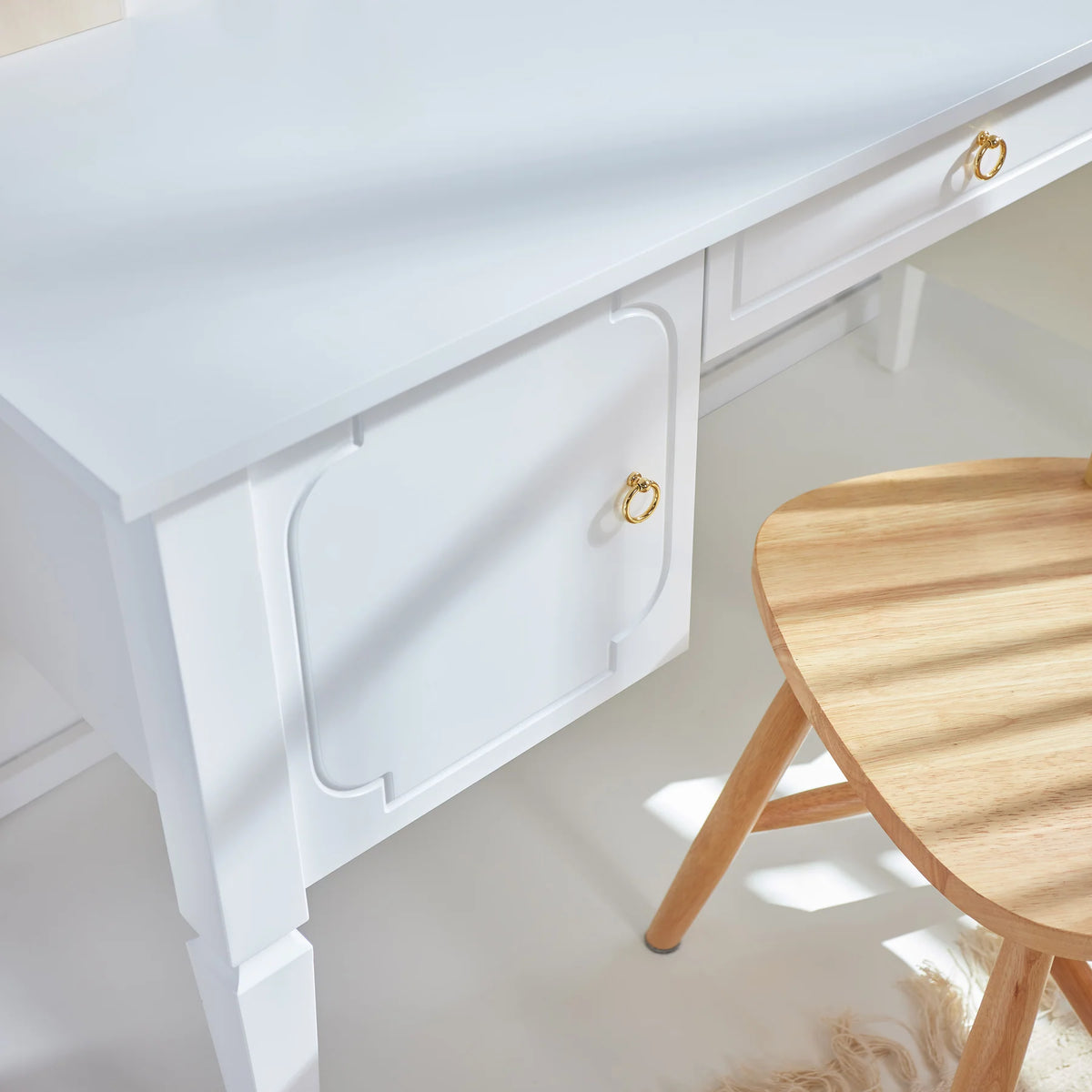 Bellamy Schreibtisch Royal, weiß
