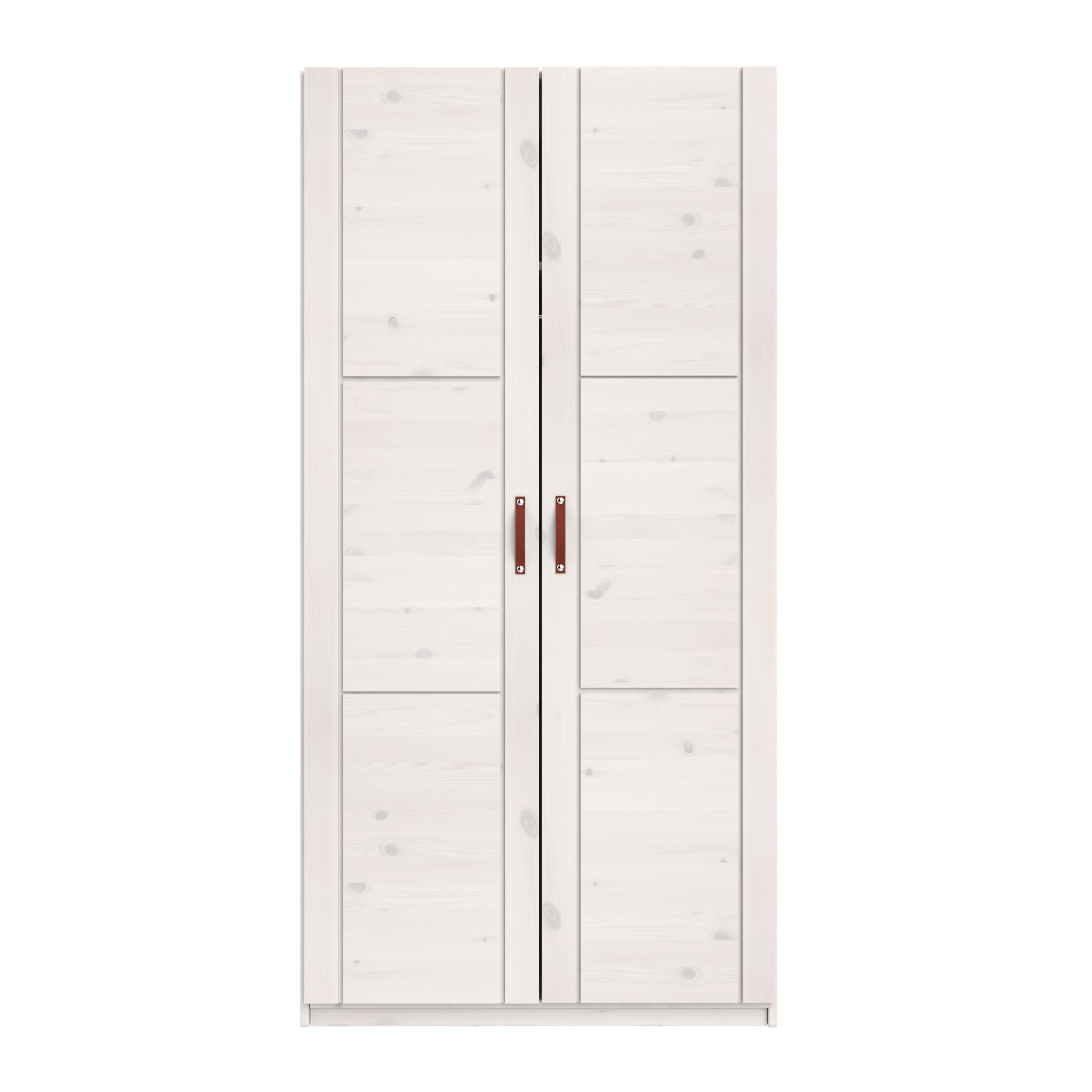 Lifetime Kleiderschrank mit 2 Türen und Kleiderstange, 100 cm