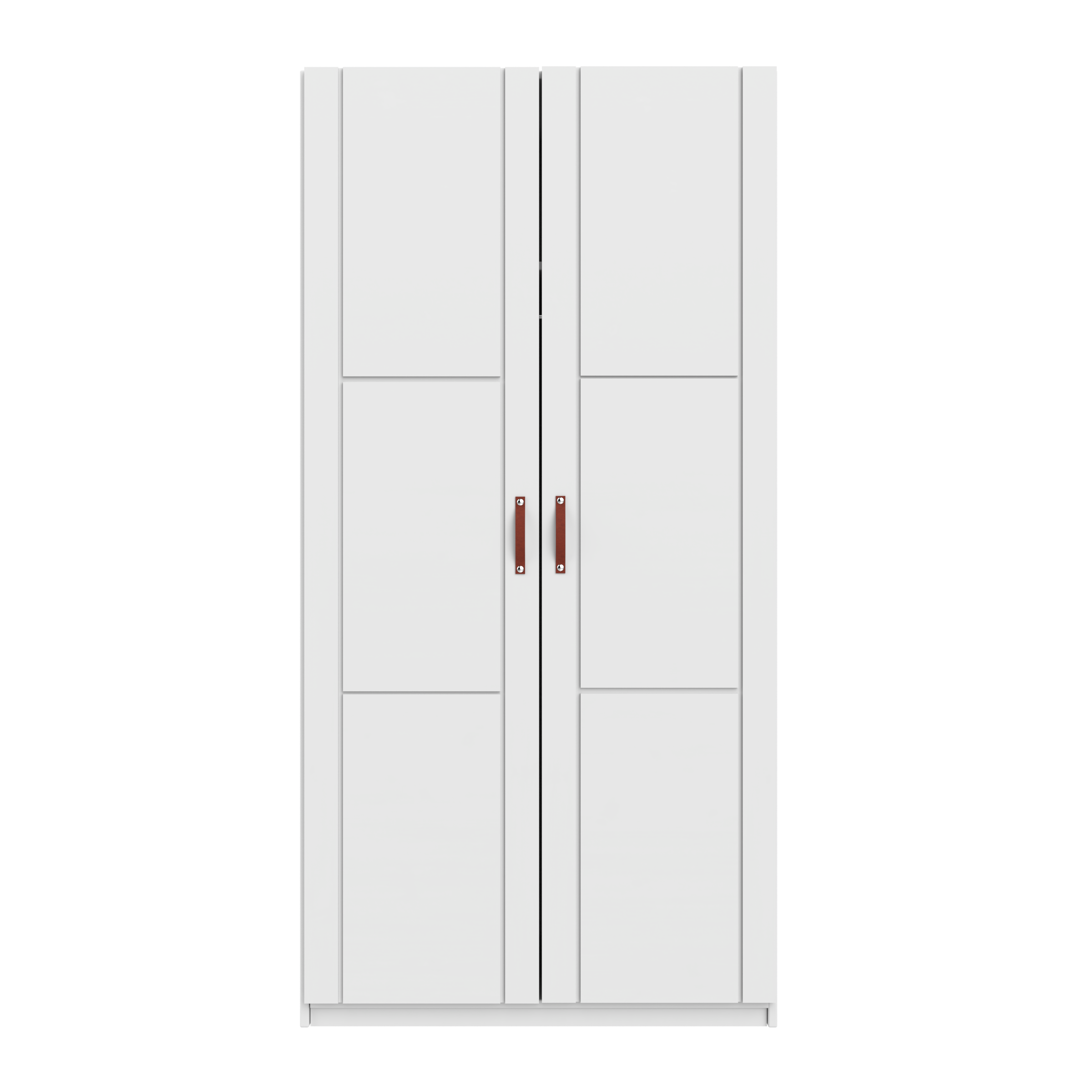 Lifetime Kleiderschrank mit 2 Türen und Kleiderstange, 100 cm