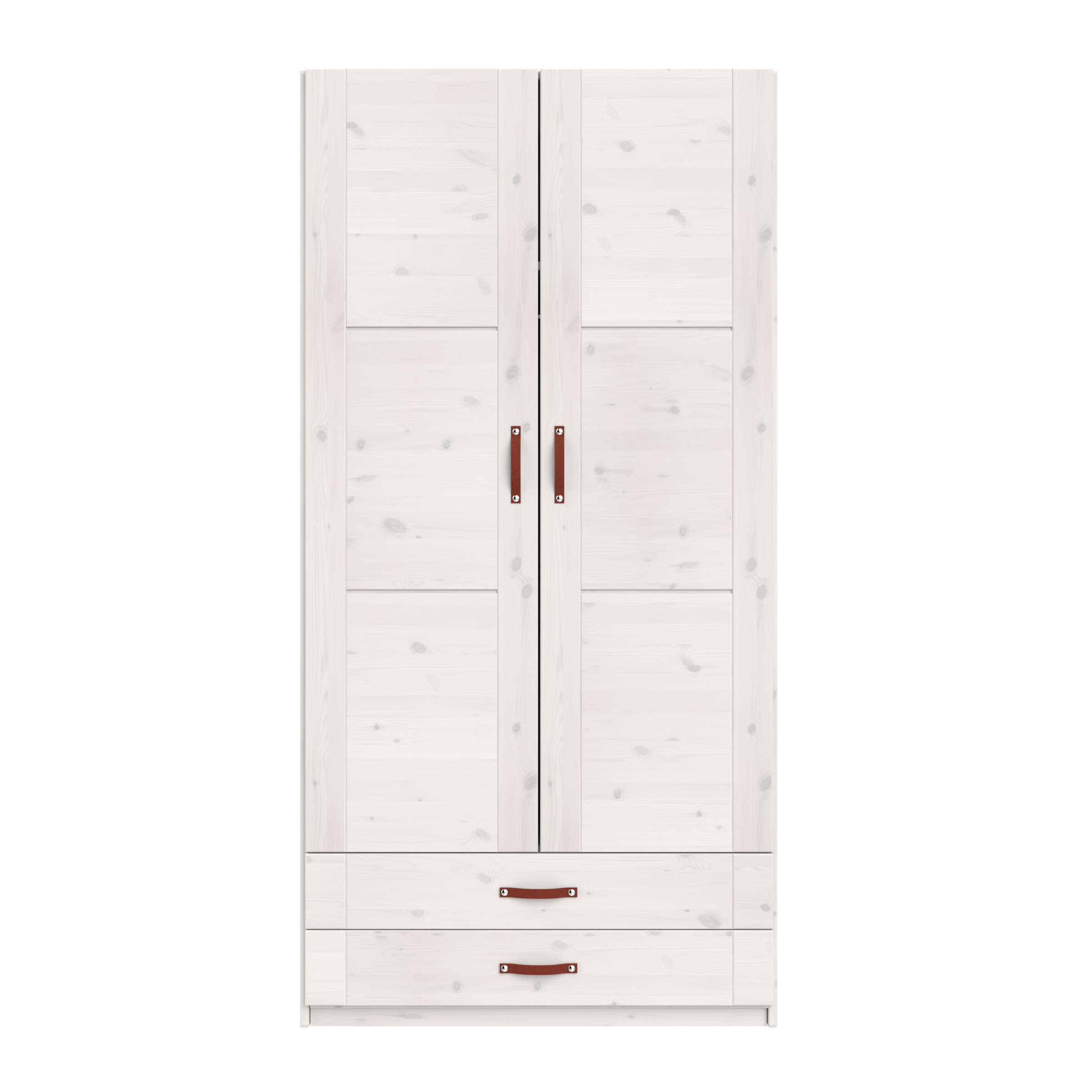 Lifetime Kleiderschrank mit 2 Türen und Schubladen, 100 cm