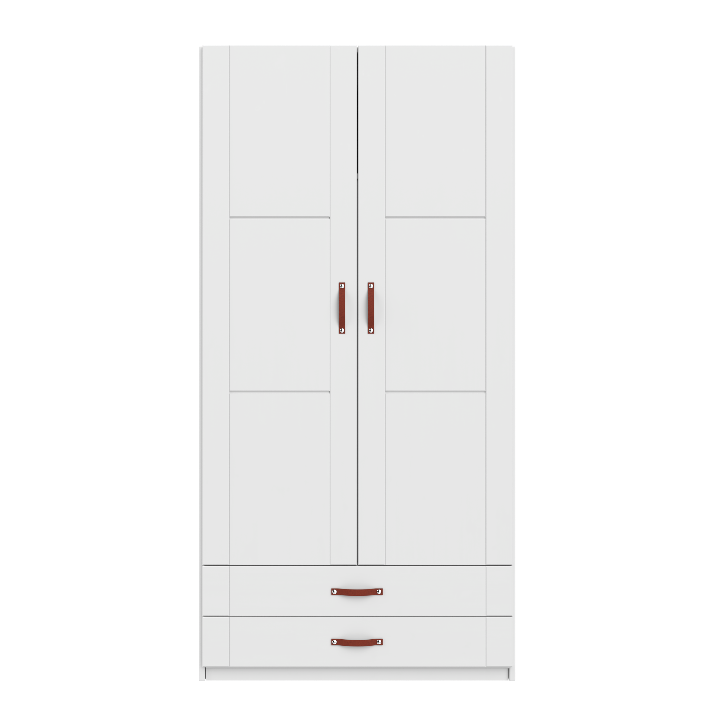 Lifetime Kleiderschrank mit 2 Türen, Regalen und Schubladen, 100 cm