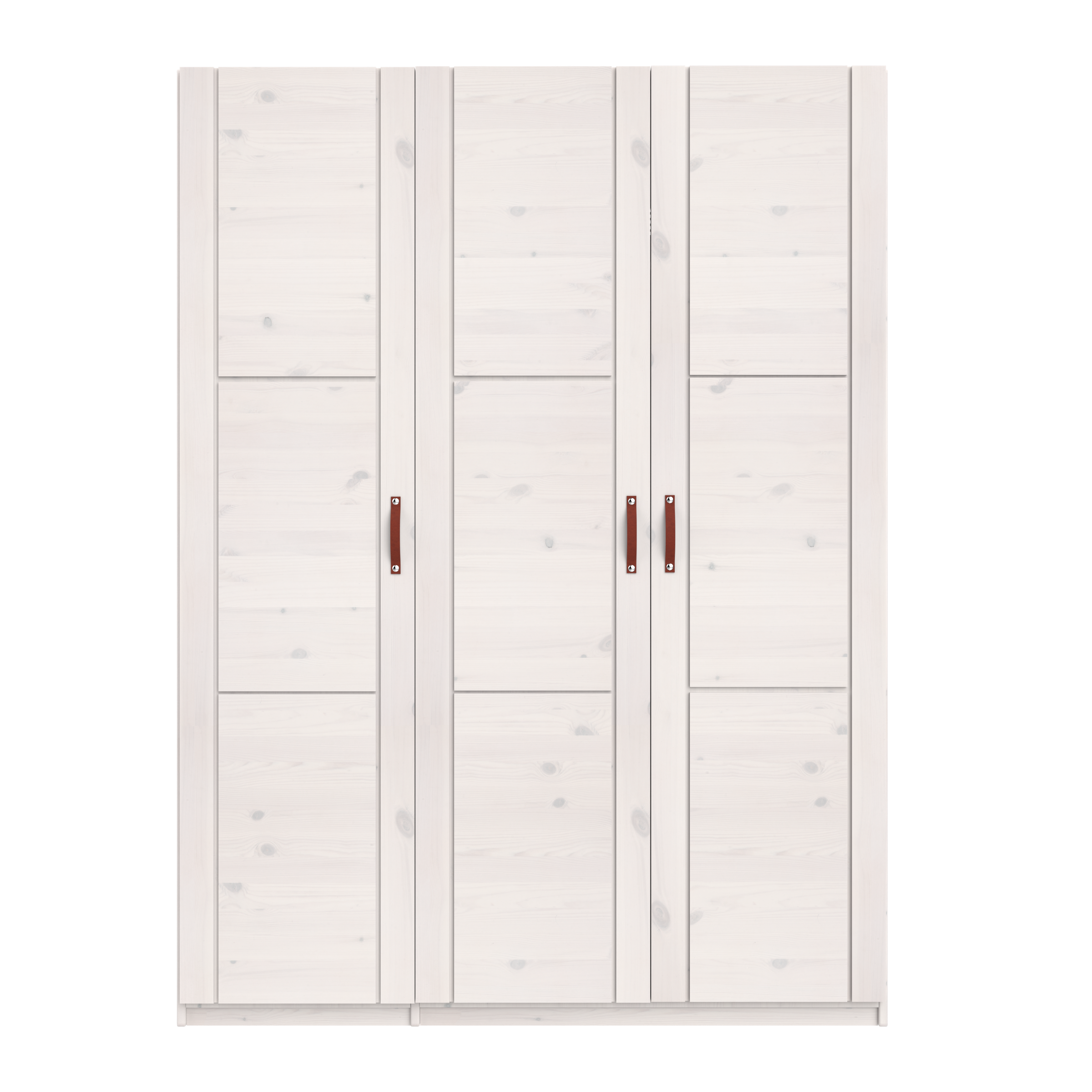 Lifetime Kleiderschrank mit 3 Türen, Einlegeböden und Kleiderstange, 150 cm